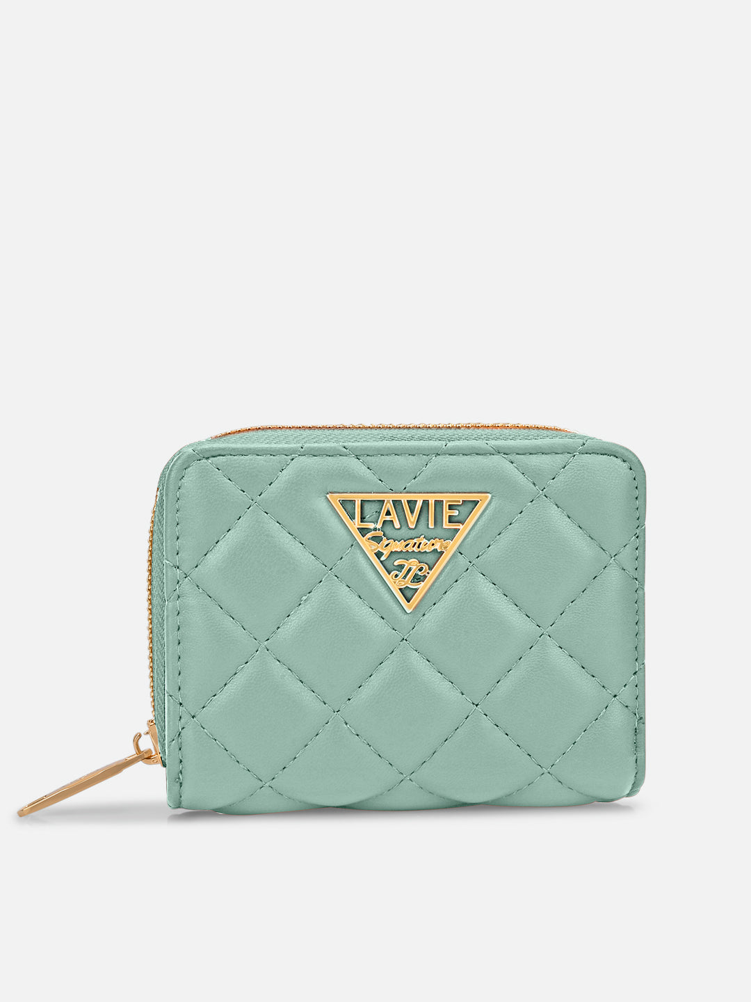 Quilt Derby Flapzip Around Small Wallet