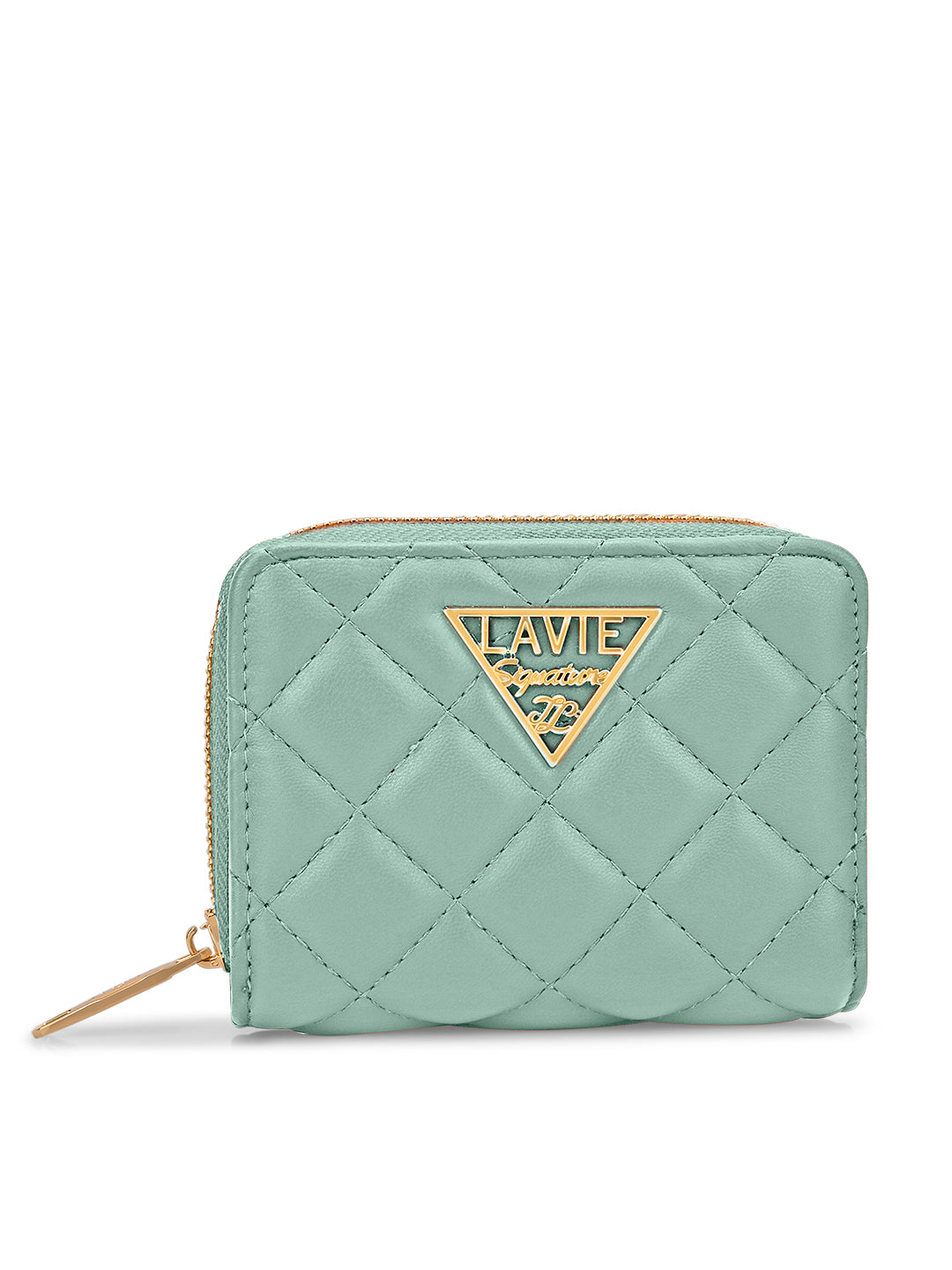 Quilt Derby Flapzip Around Small Wallet