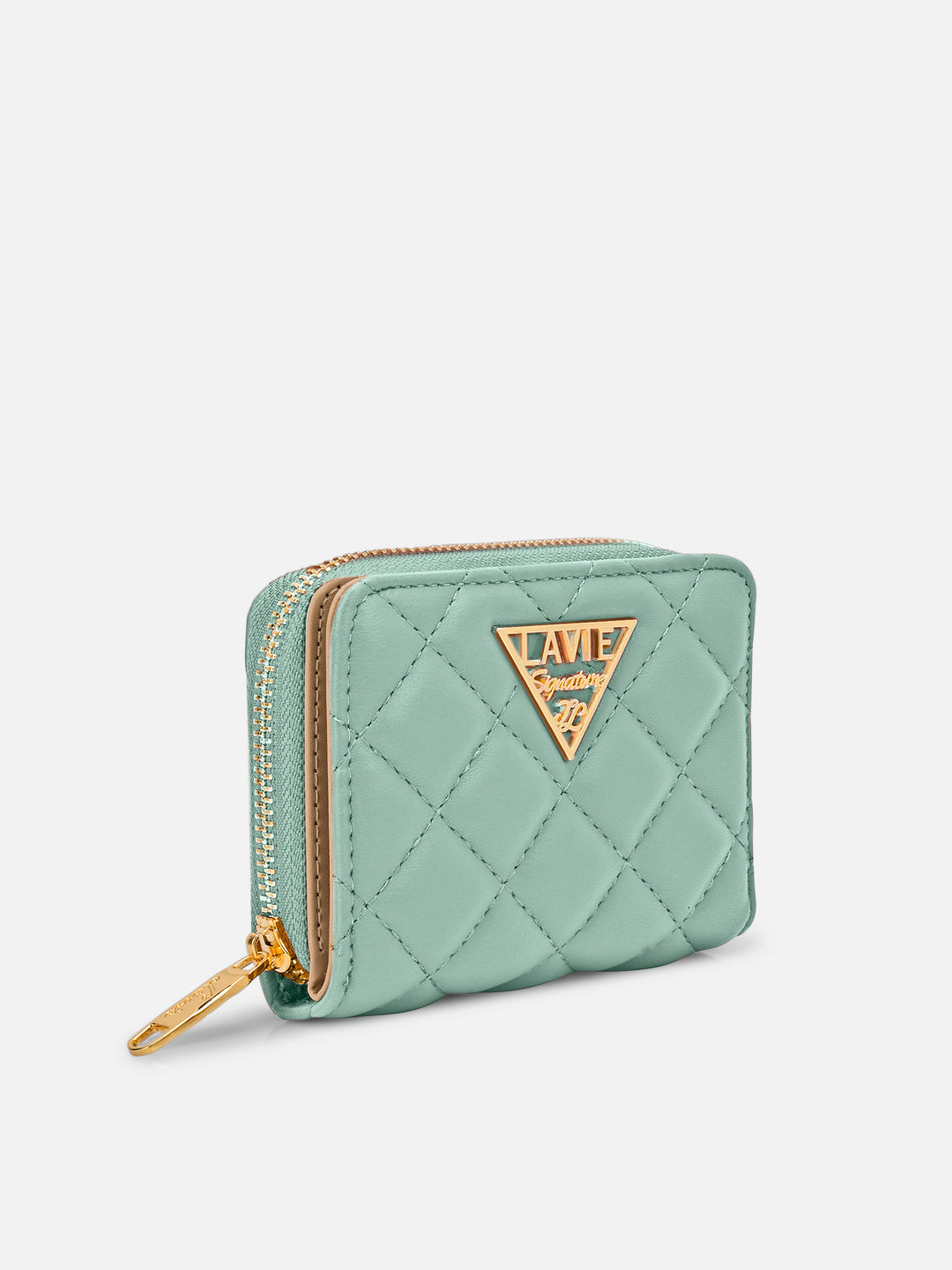 Quilt Derby Flapzip Around Small Wallet