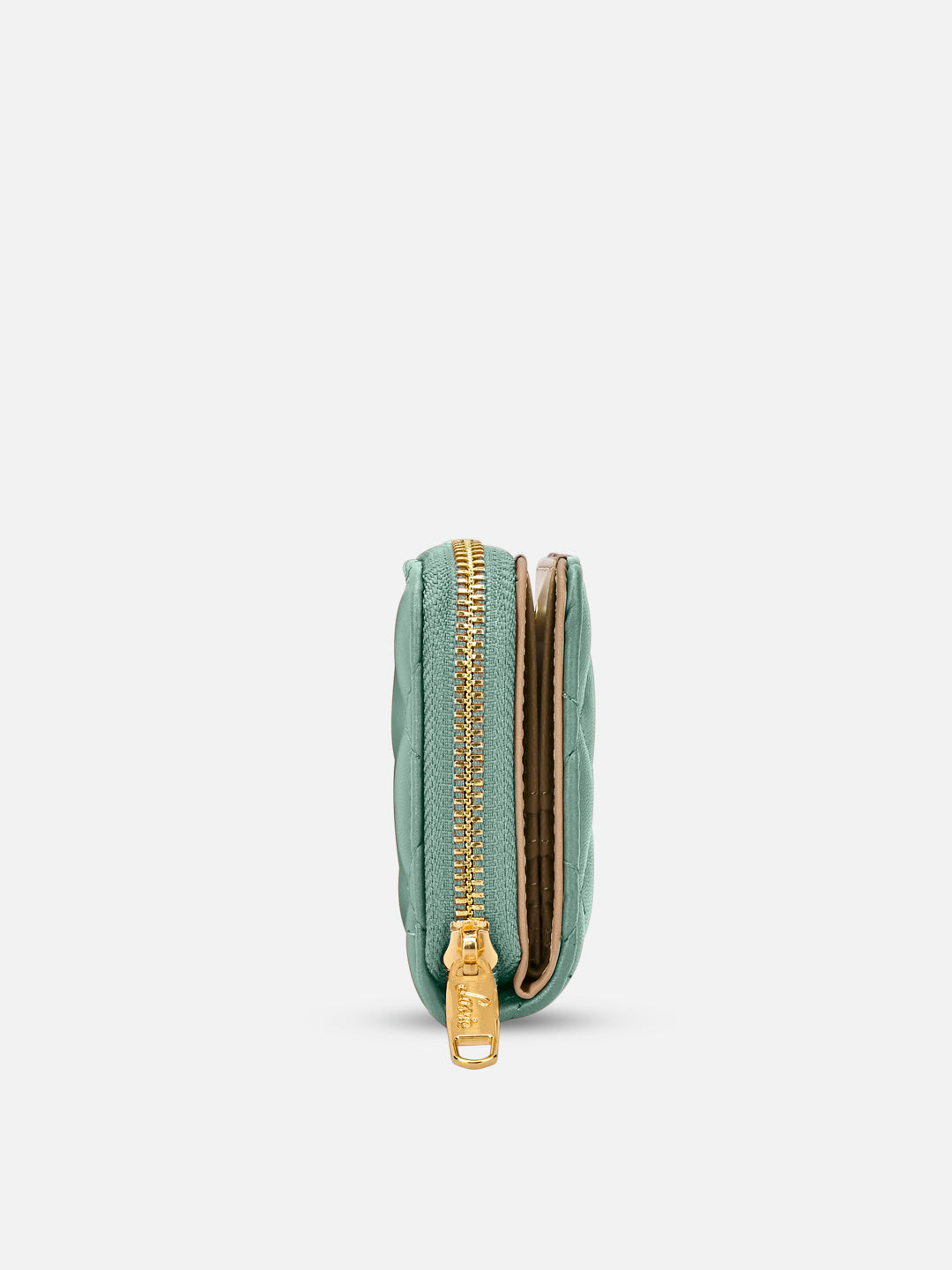 Quilt Derby Flapzip Around Small Wallet