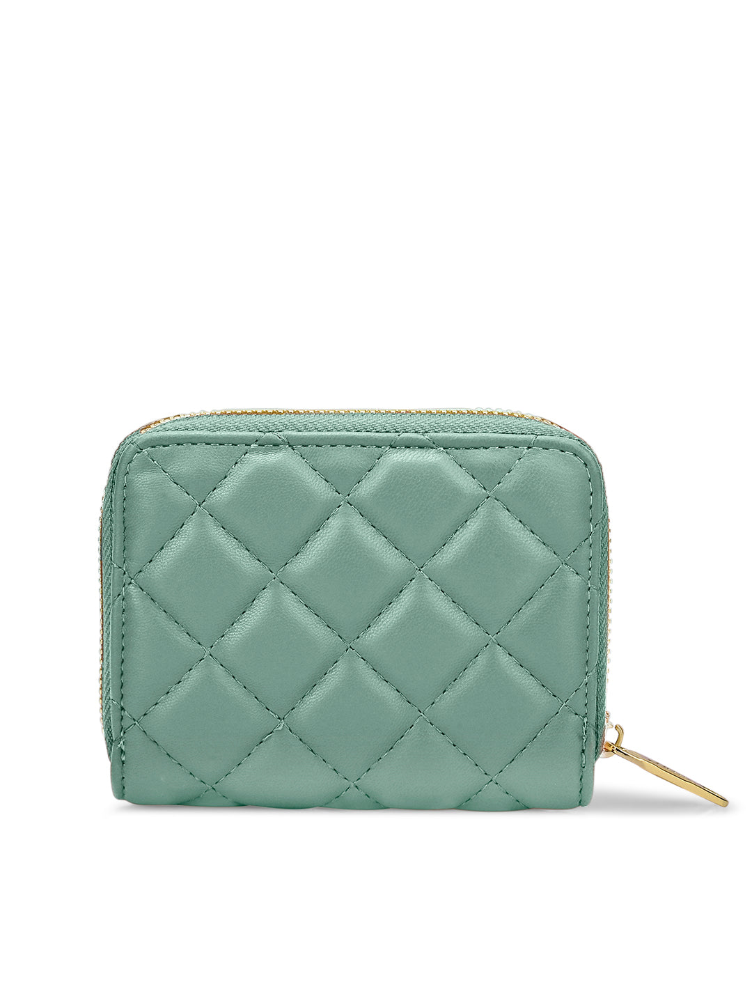 Quilt Derby Flapzip Around Small Wallet