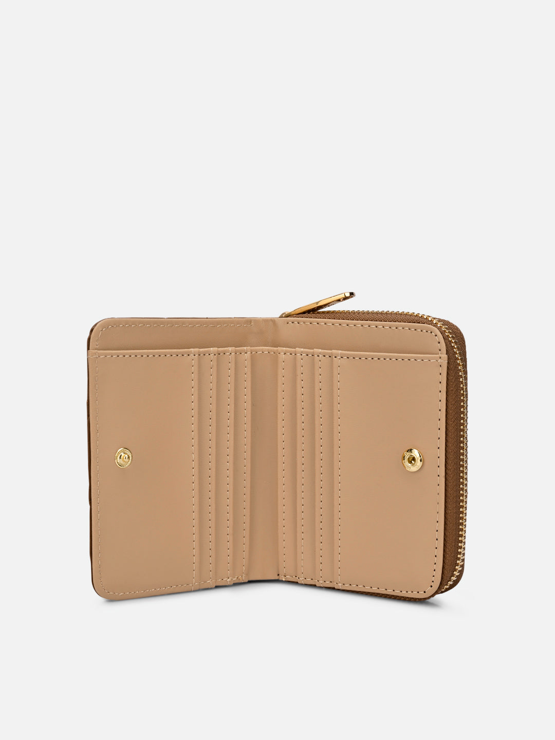 Quilt Derby Flapzip Around Small Wallet