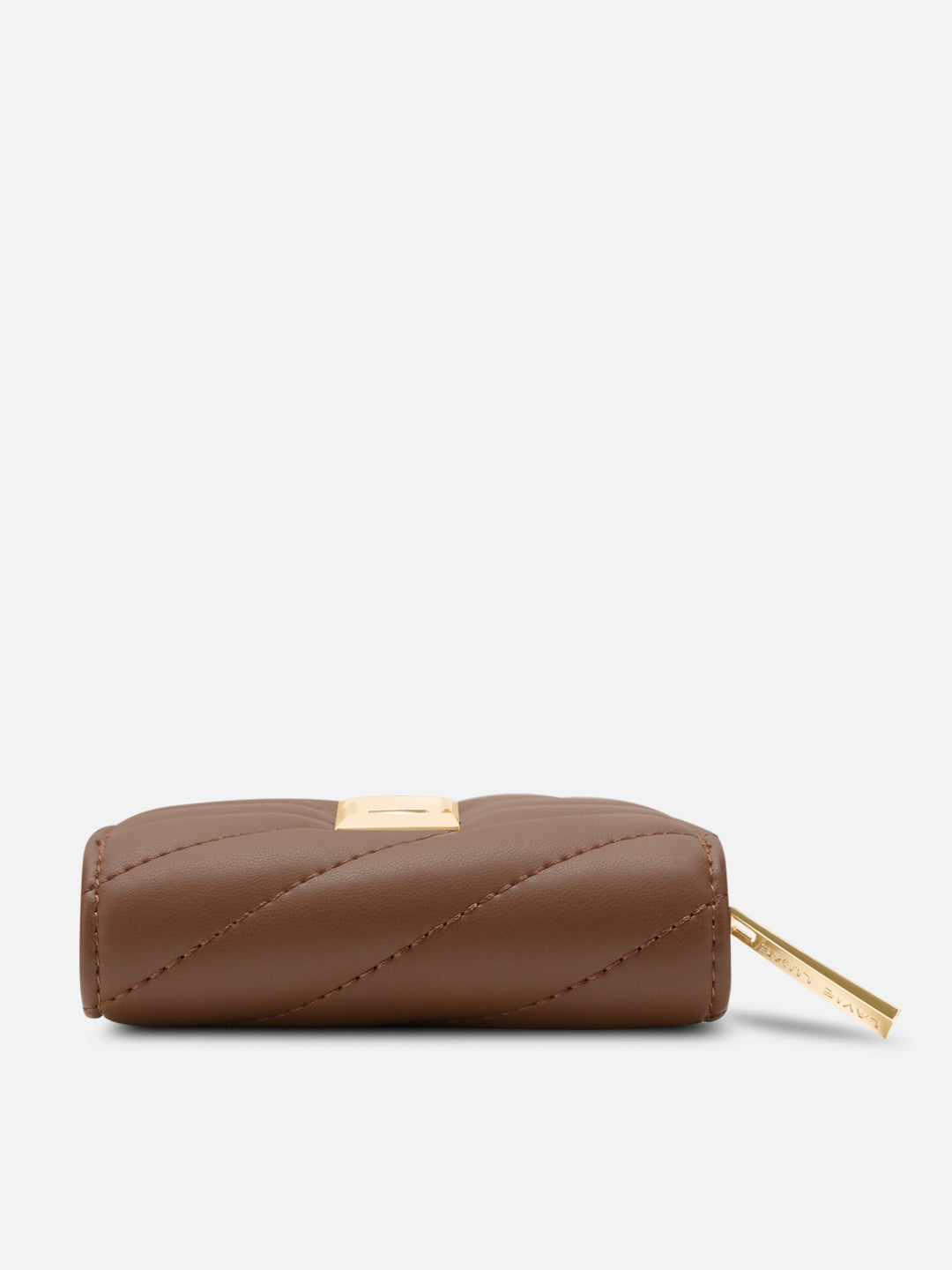 Diagonal Flap25 Small Zip Wallet