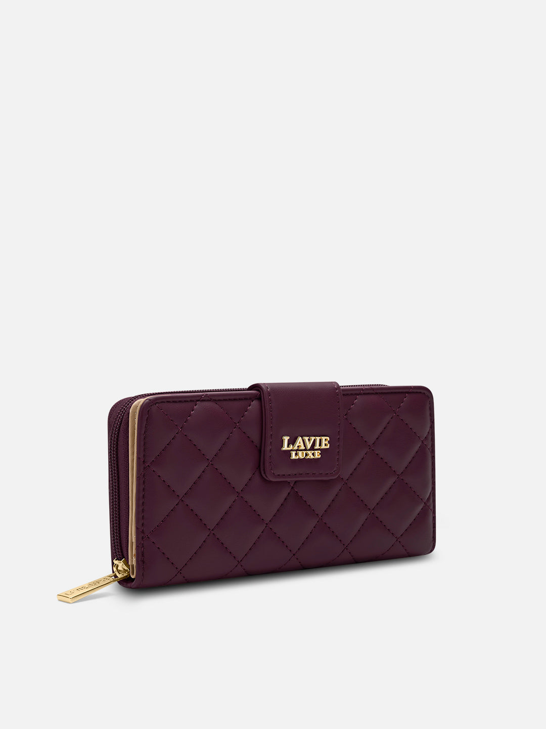Diamond25 Large Bifold Zip Wallet