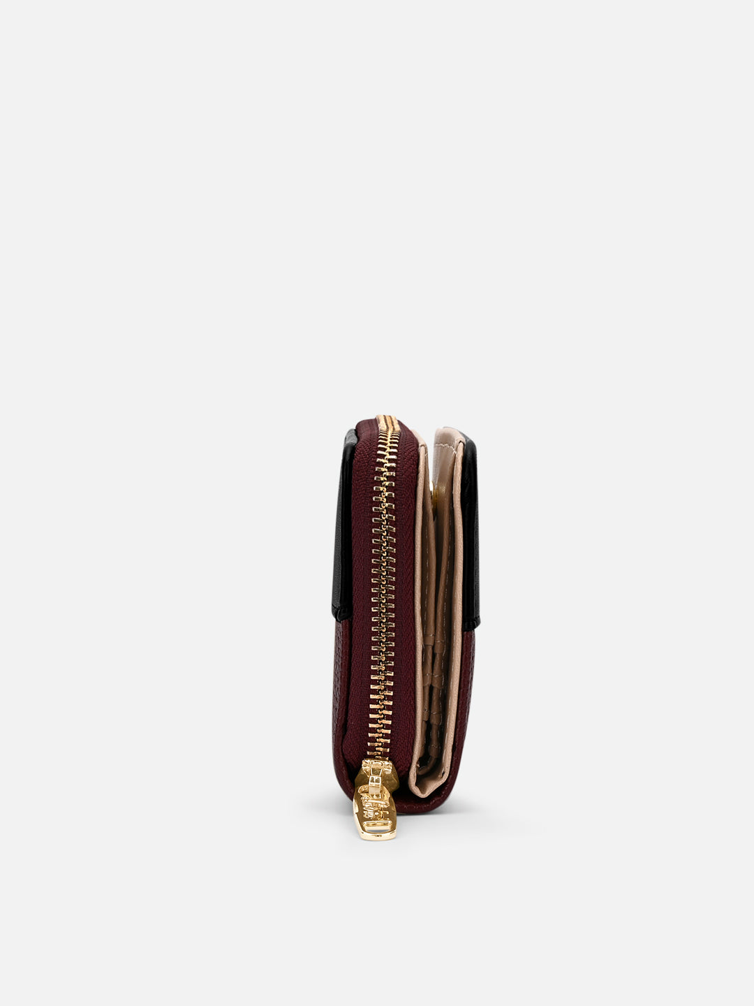 Utah Colourblock Flap Small Zip Around 'S Ladies Wallet Maroon
