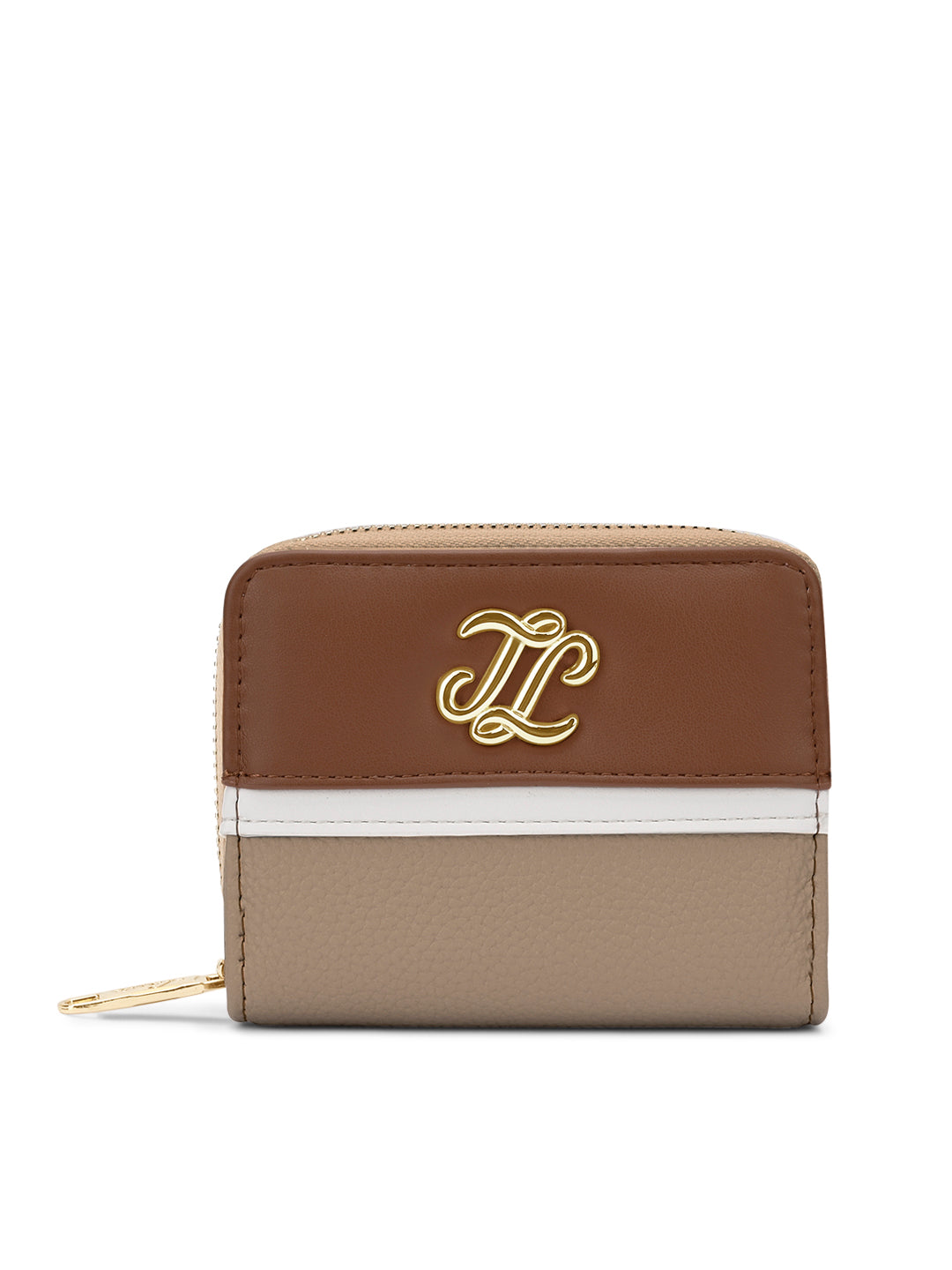 Utah Colourblock Flap Small Zip Around 'S Ladies Wallet Sand