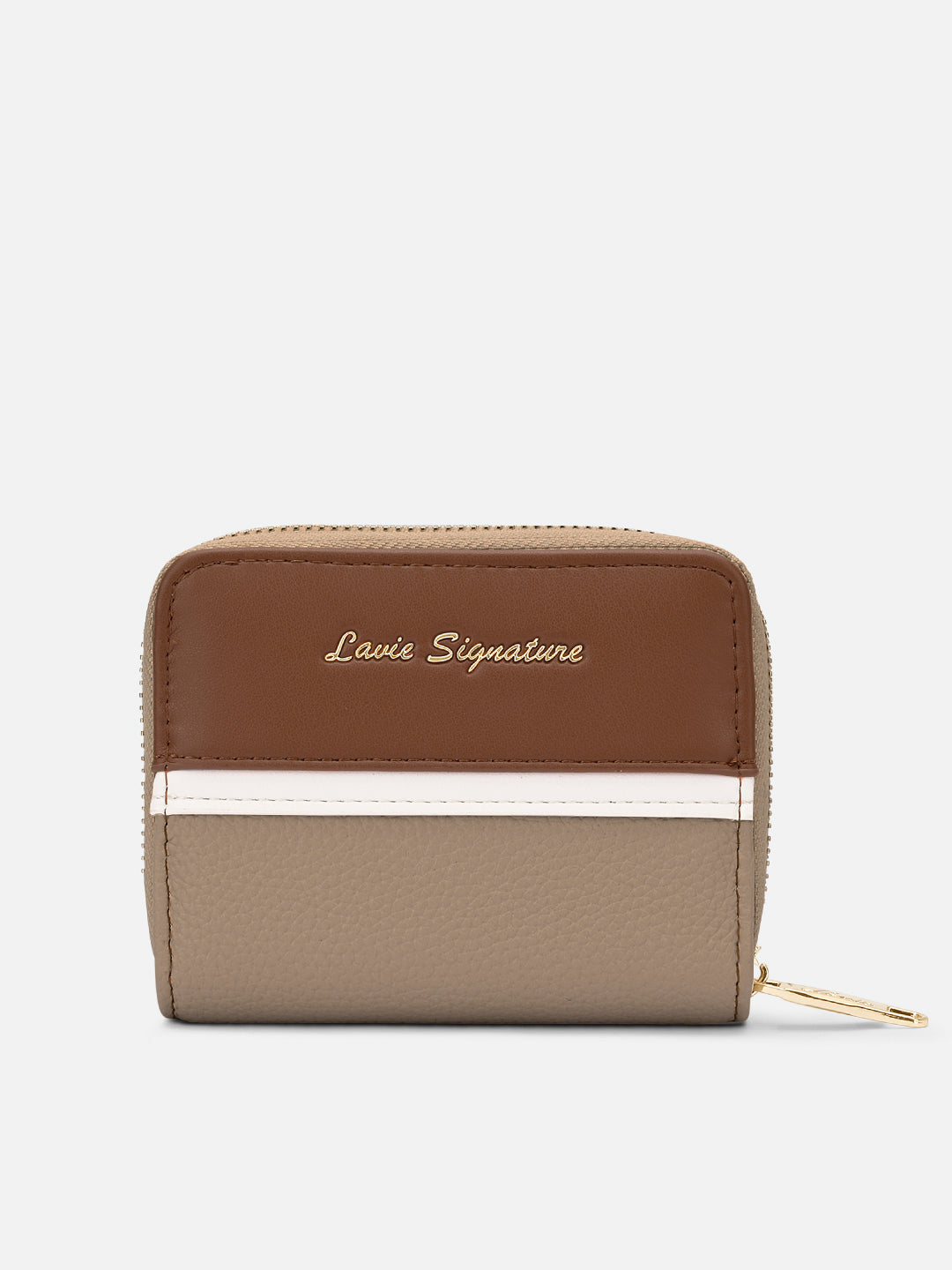 Utah Colourblock Flap Small Zip Around 'S Ladies Wallet Sand