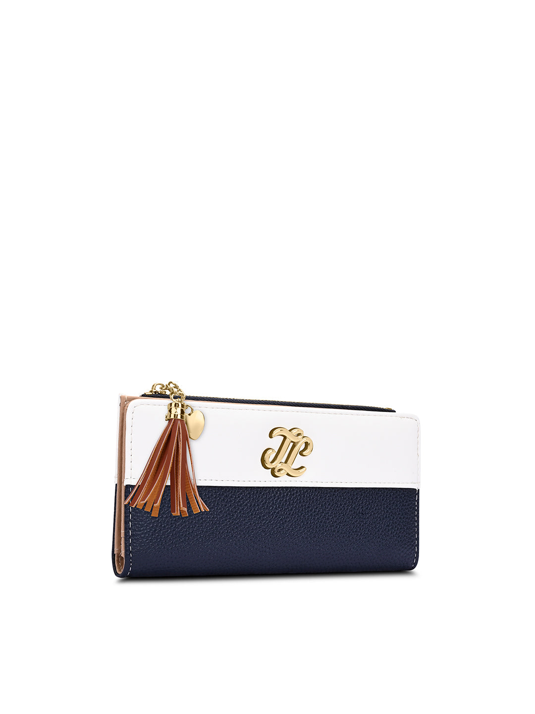 Vermont Colourblock Bifold Zip 'S Ladies Wallet Navy