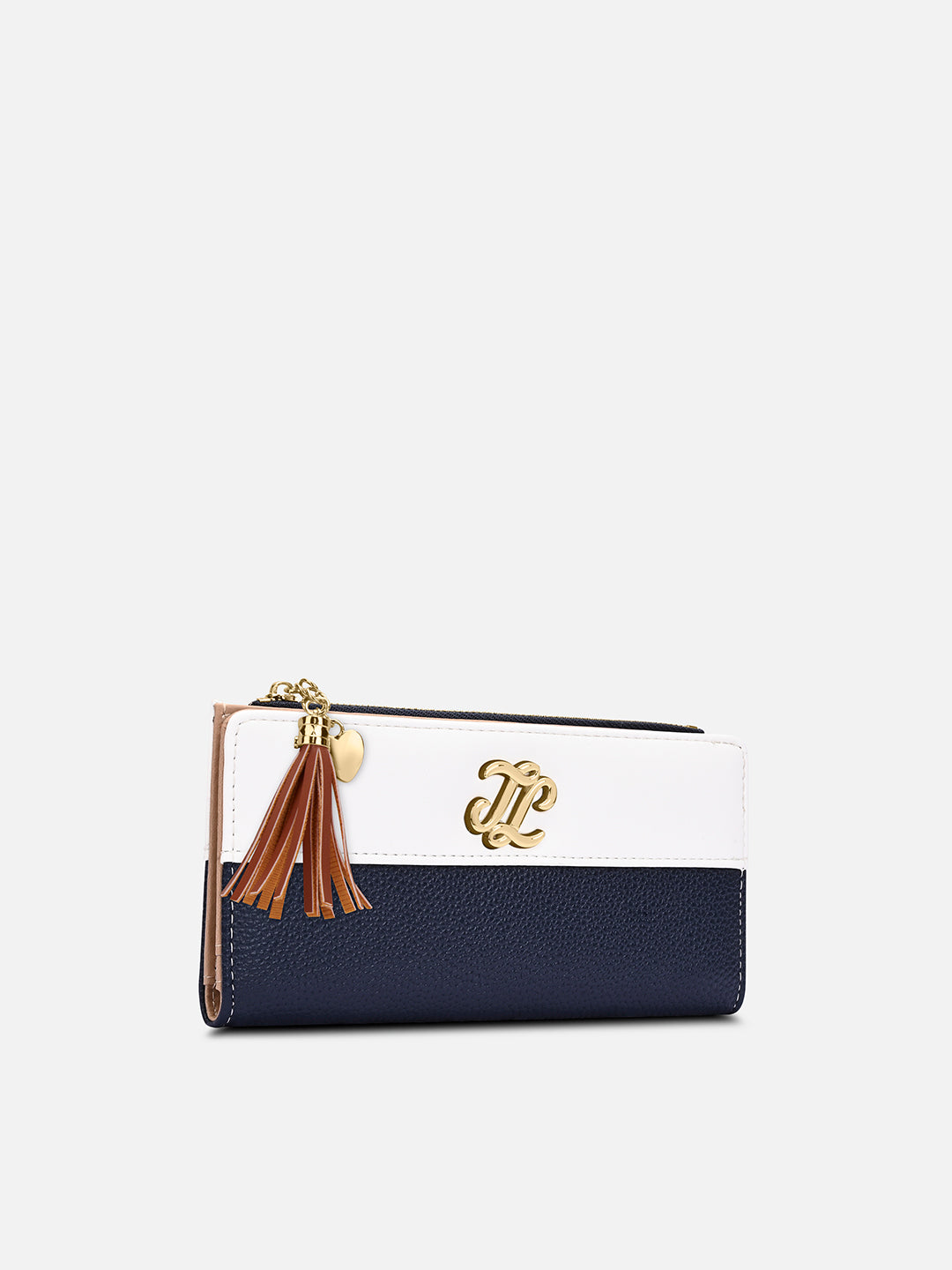 Vermont Colourblock Bifold Zip 'S Ladies Wallet Navy