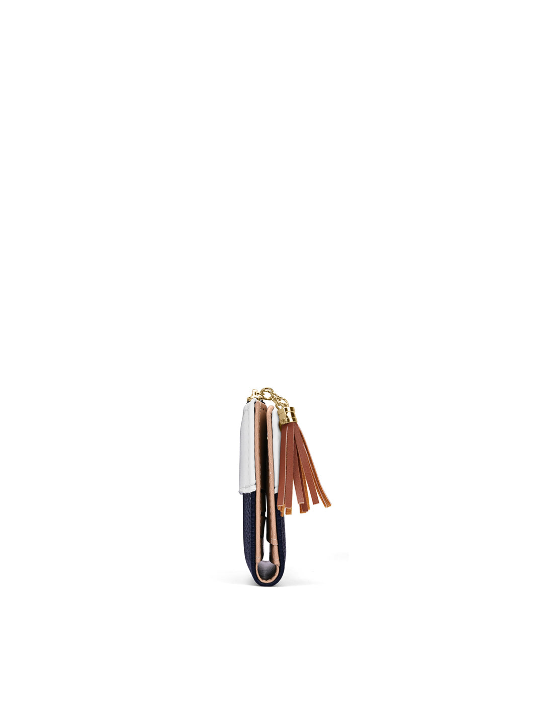 Vermont Colourblock Bifold Zip 'S Ladies Wallet Navy