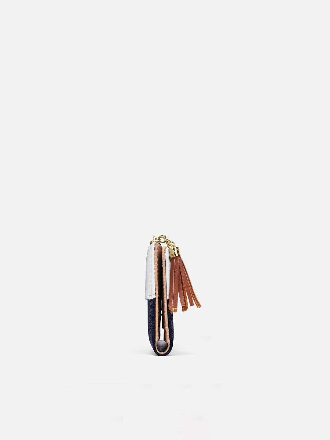 Vermont Colourblock Bifold Zip 'S Ladies Wallet Navy