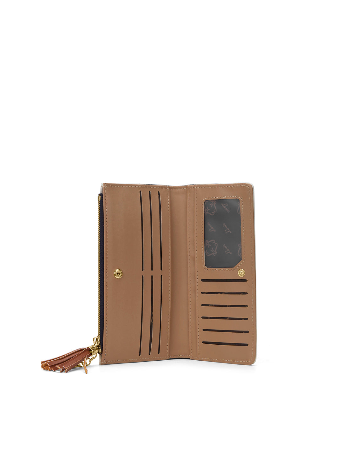 Vermont Colourblock Bifold Zip 'S Ladies Wallet Navy