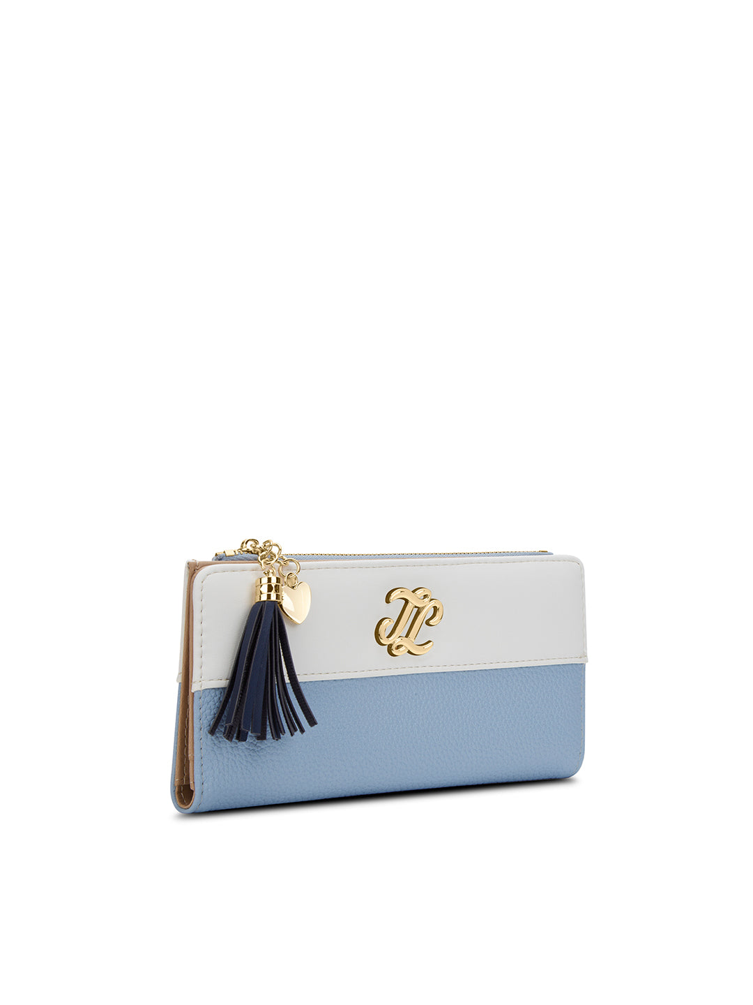 Vermont Colourblock Bifold Zip 'S Ladies Wallet Pale Blue