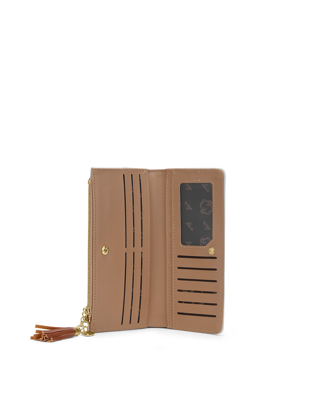 Vermont Colourblock Bifold Zip 'S Ladies Wallet Sand