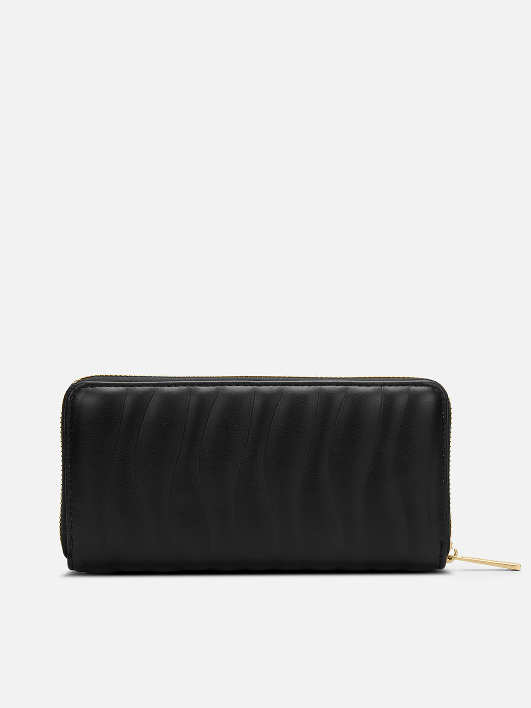 Lucie Emboss Ziparound Large Black