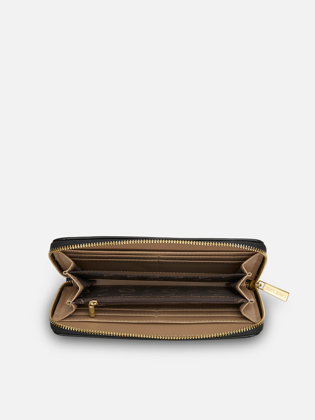 Lucie Emboss Ziparound Large Black