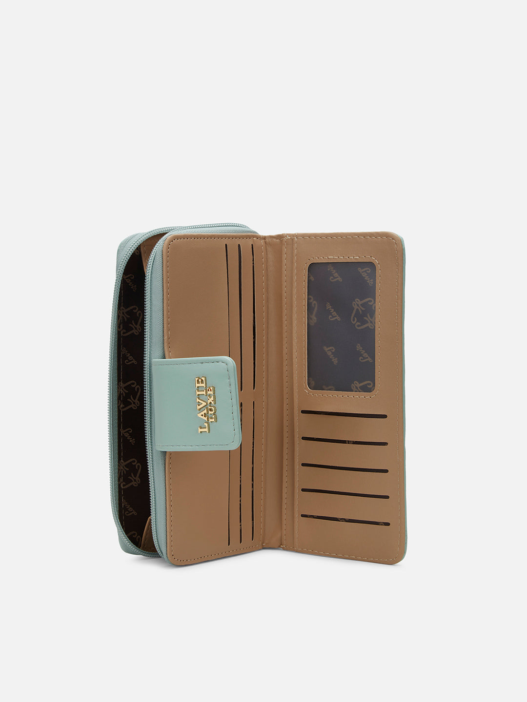 Lucie Emboss Bifold Ziparound Mint