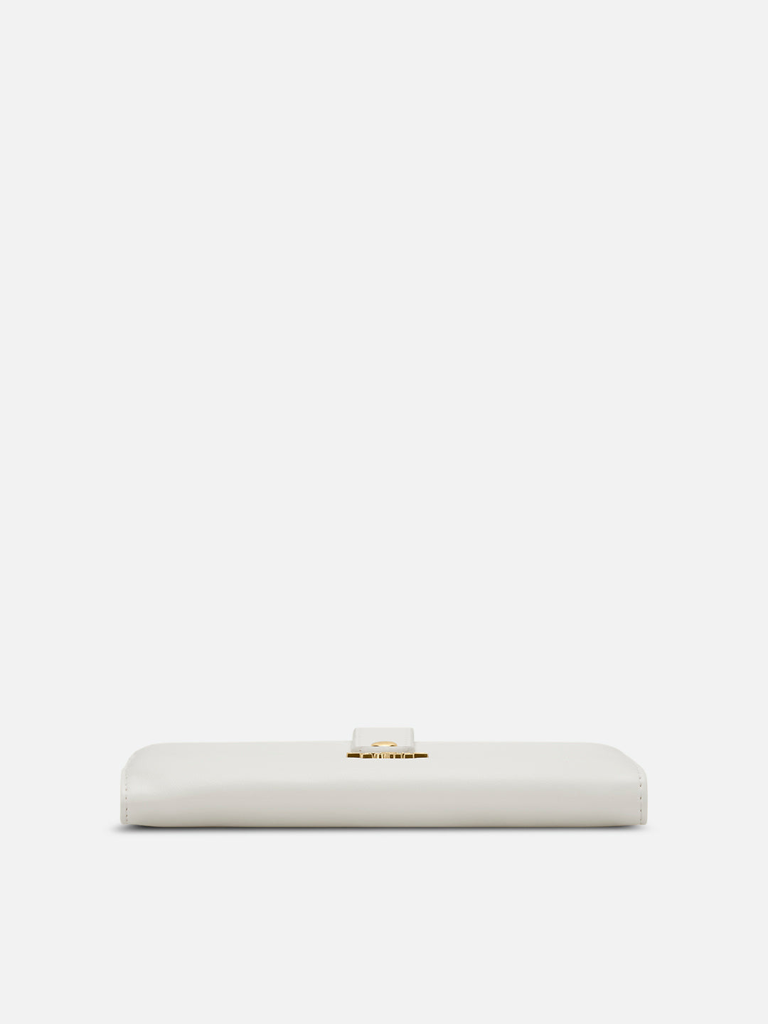 Alice Bifold Zip Large Wallet Off White