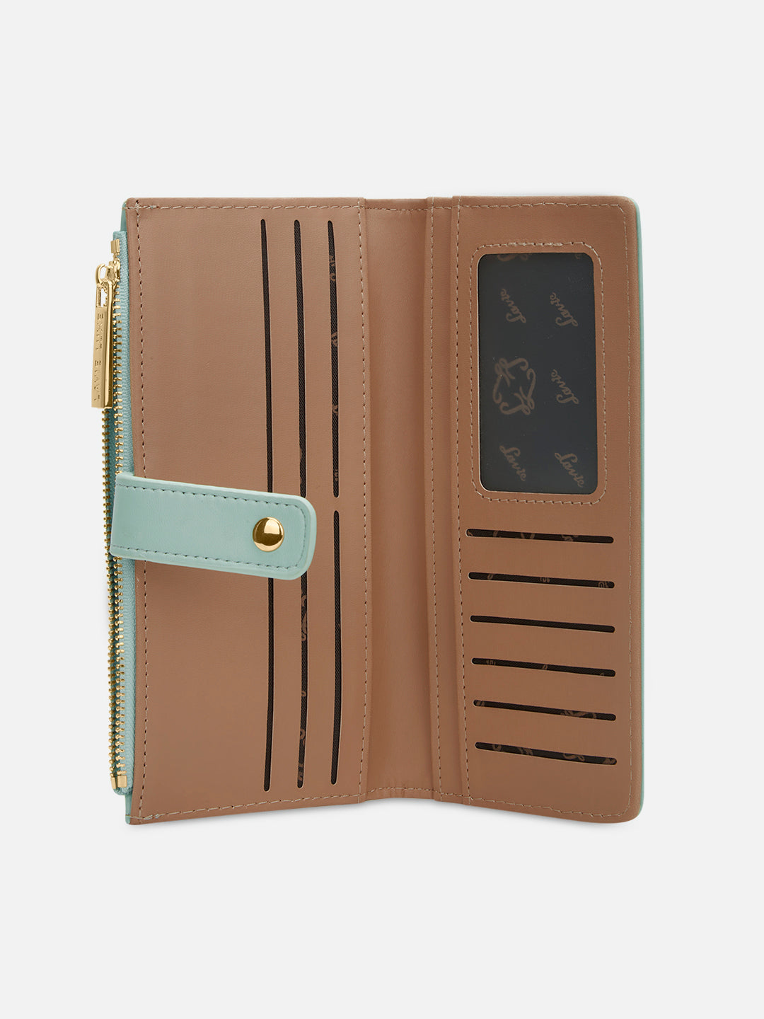 Alice Bifold Zip Large Wallet Mint