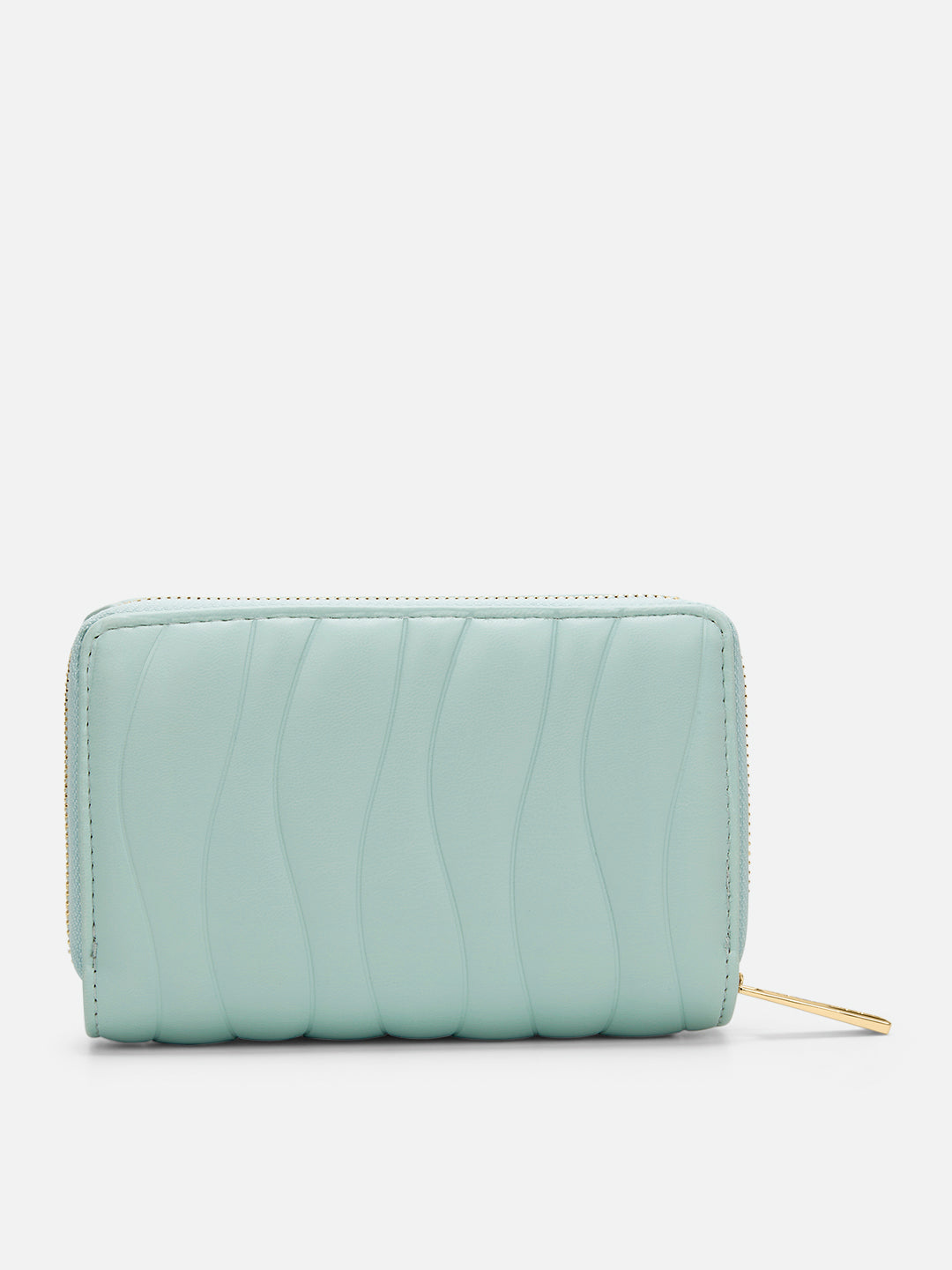Lucie Emboss Trifold Medium Wallet Mint