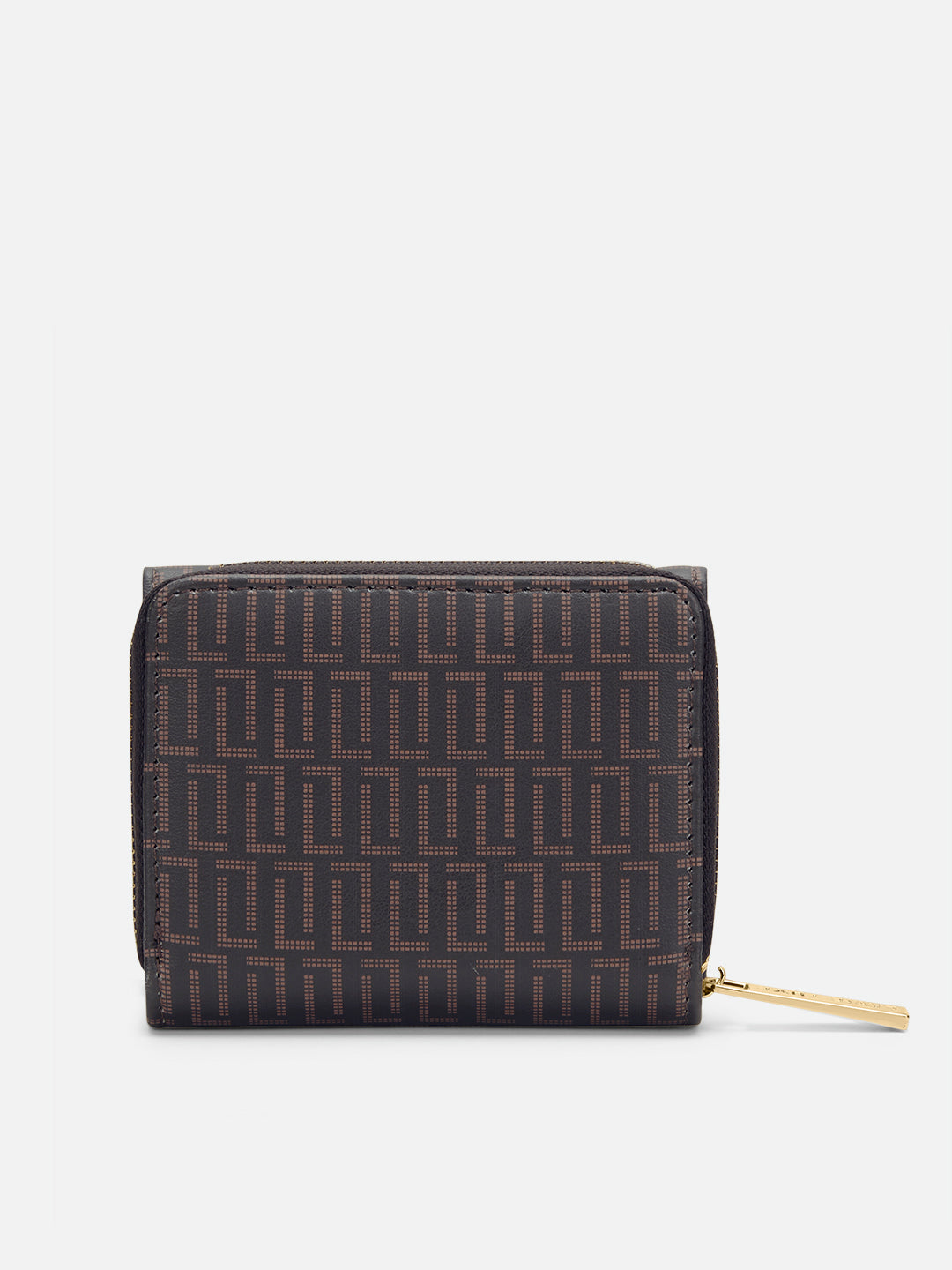 Monogram Lea Triifold Small Wallet Choco