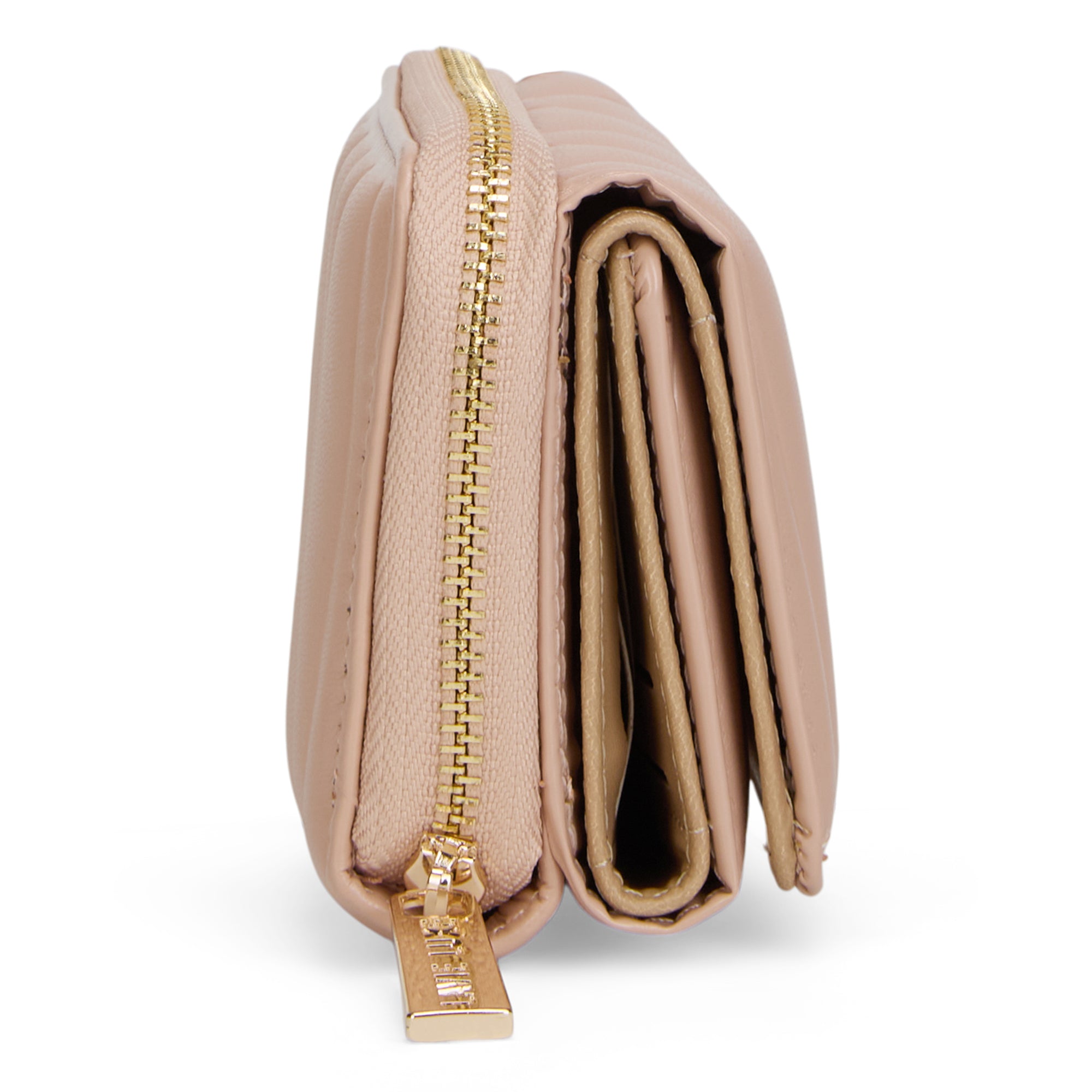 Lucie Emboss Trifold Small Mocha