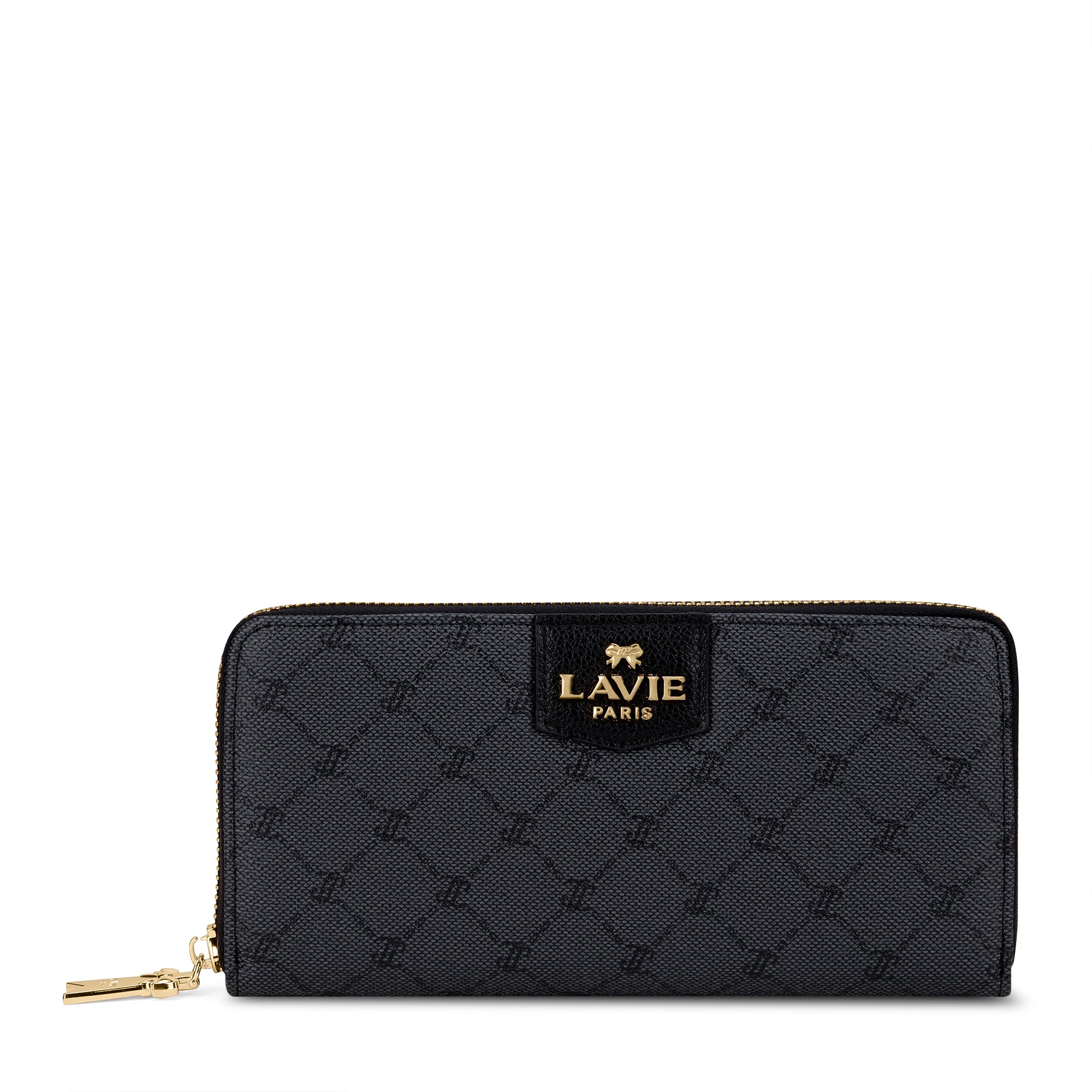 Mono Alfie Large Zip Around Charcoal