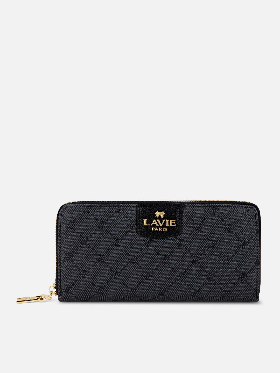 Mono Alfie Large Zip Around Charcoal