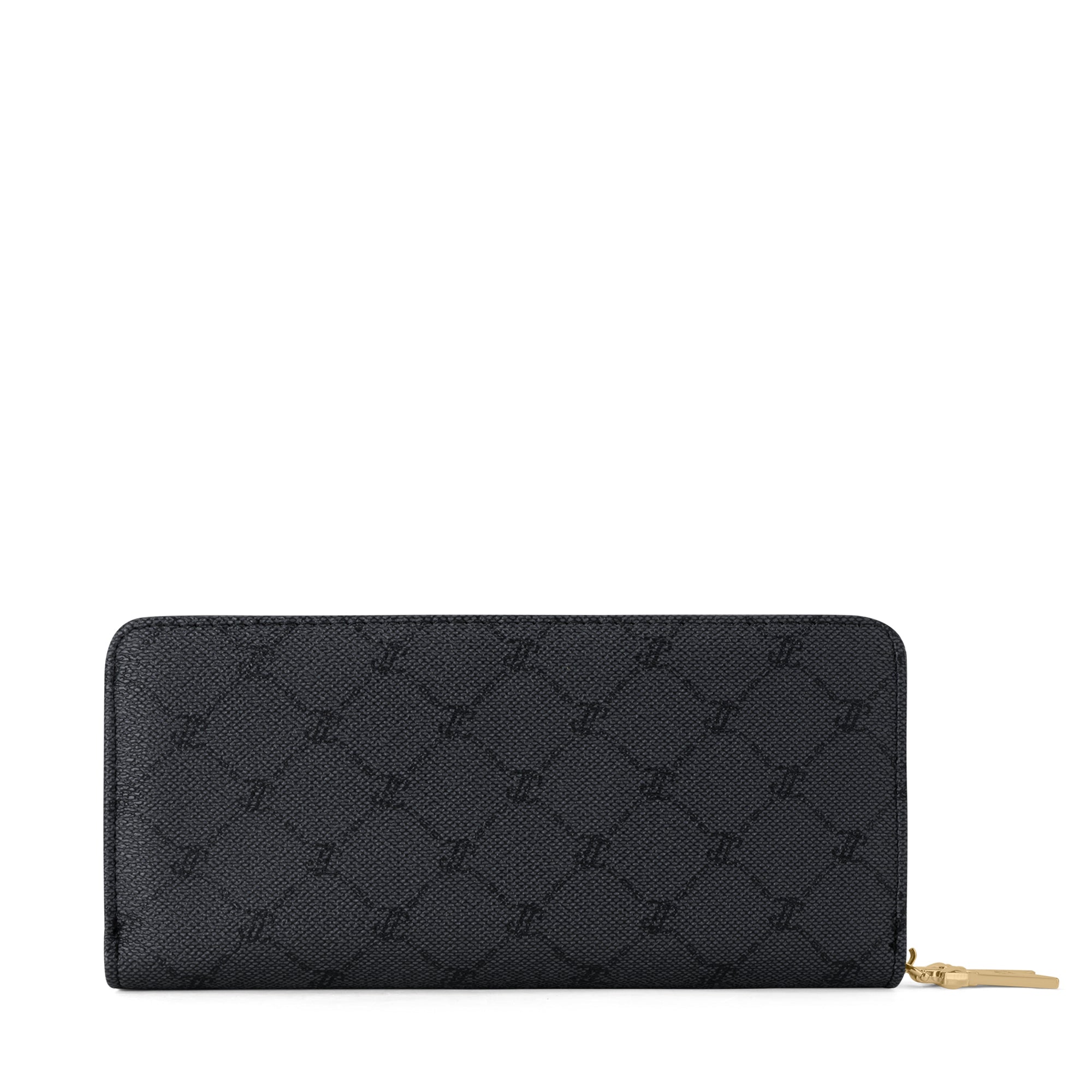 Mono Marie Bifold Zip Around Wallet Charcoal