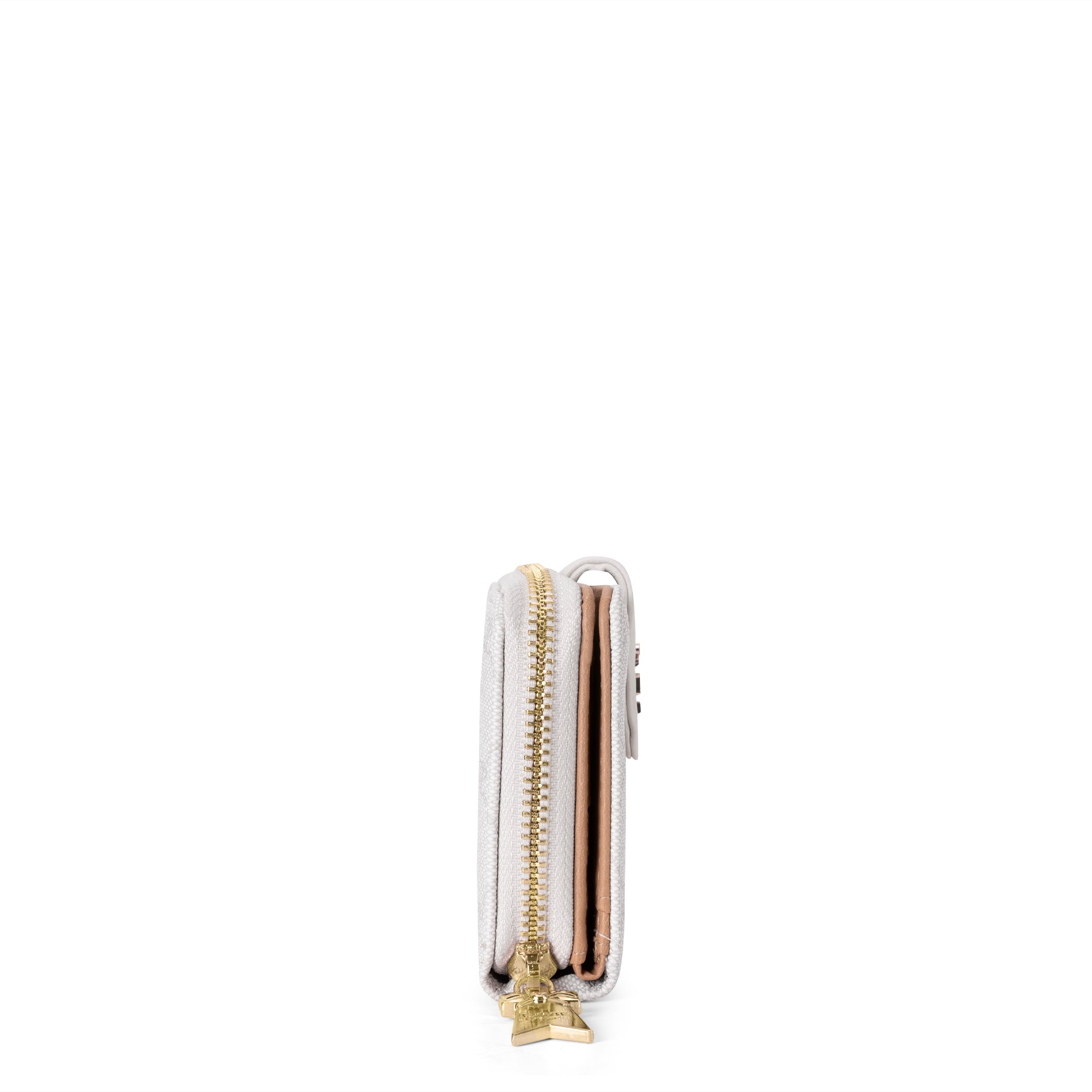 Mono Marie Bifold Zip Around Wallet Ivory