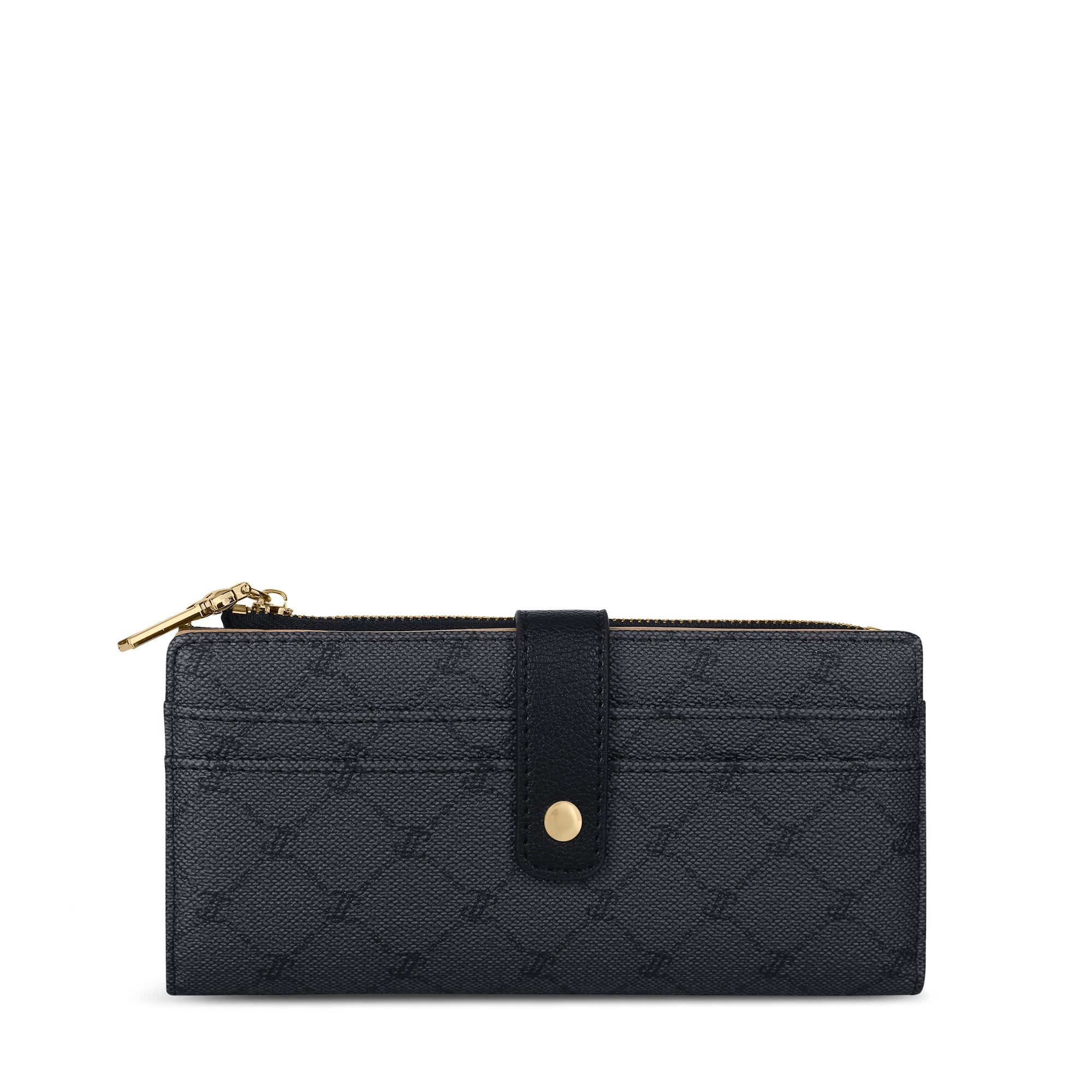 Mono Marice Bifold Zip Wallet Charcoal
