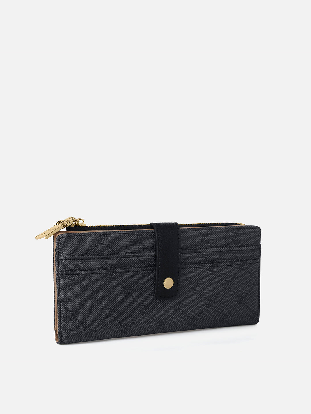 Mono Marice Bifold Zip Wallet Charcoal