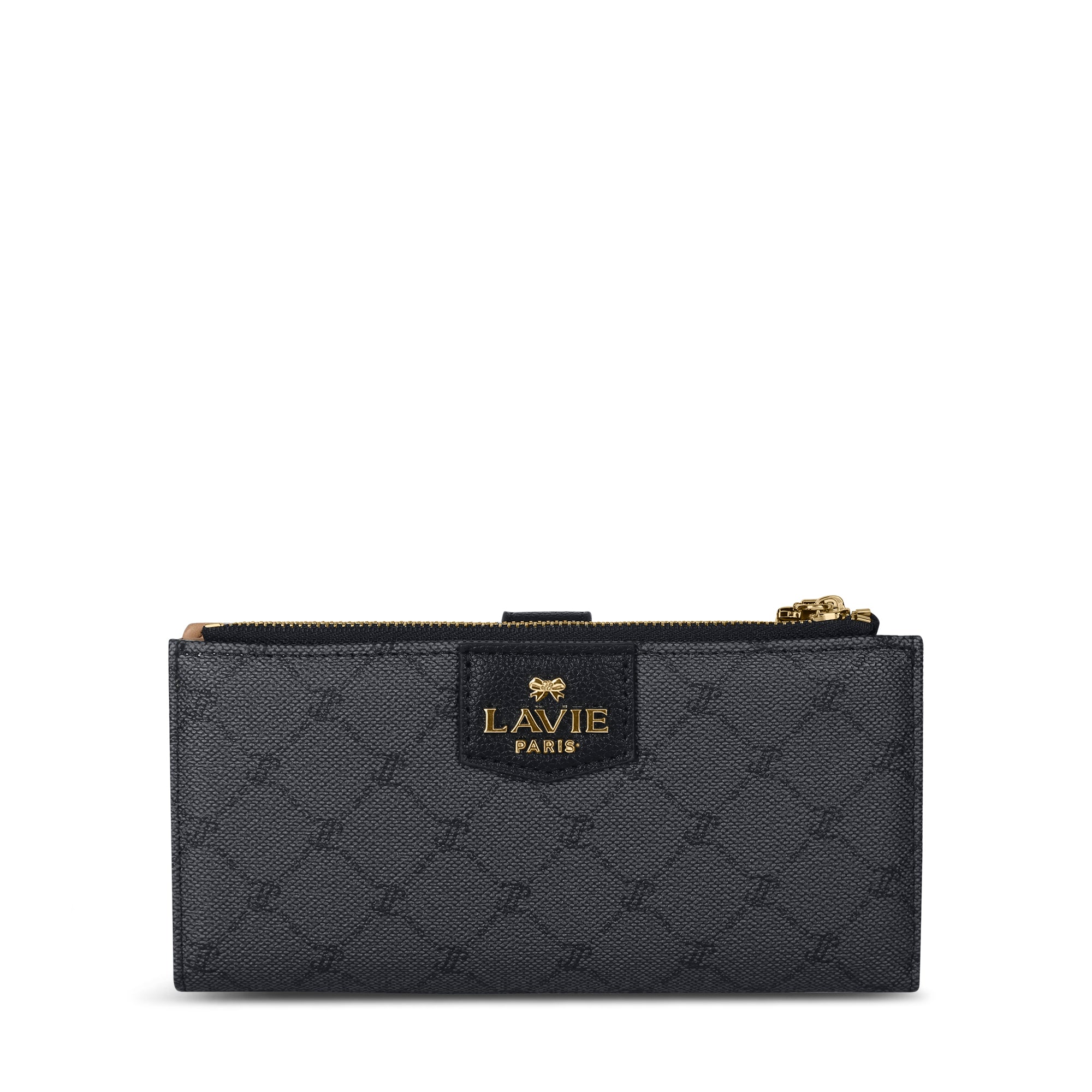 Mono Marice Bifold Zip Wallet Charcoal