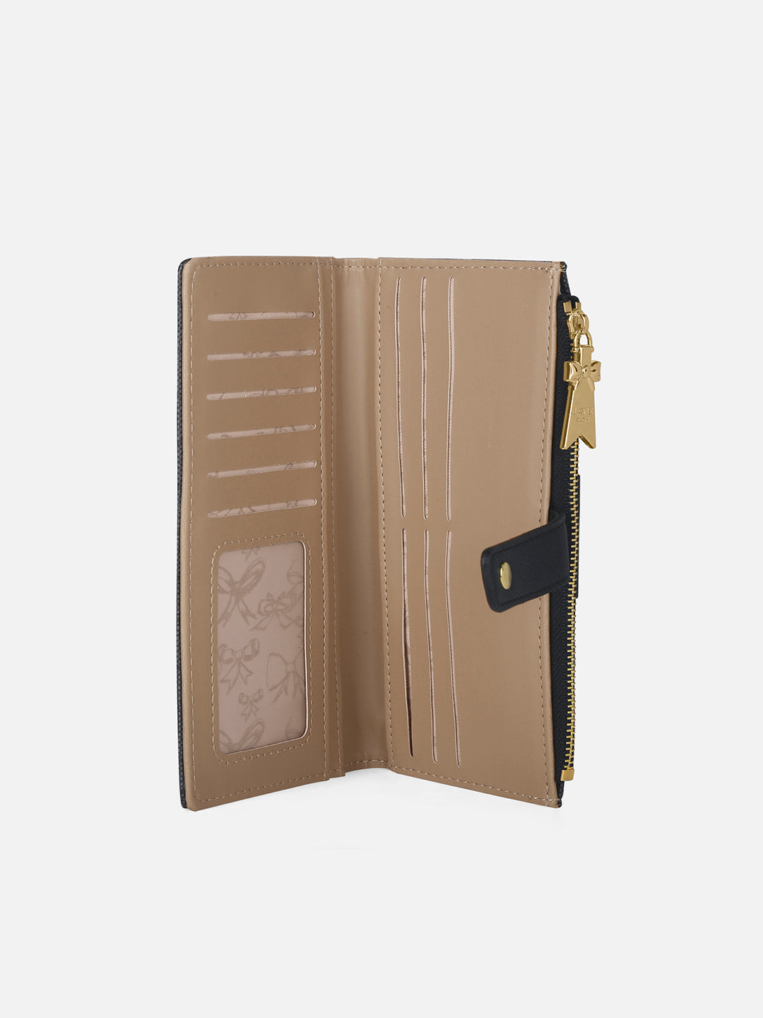 Mono Marice Bifold Zip Wallet Charcoal