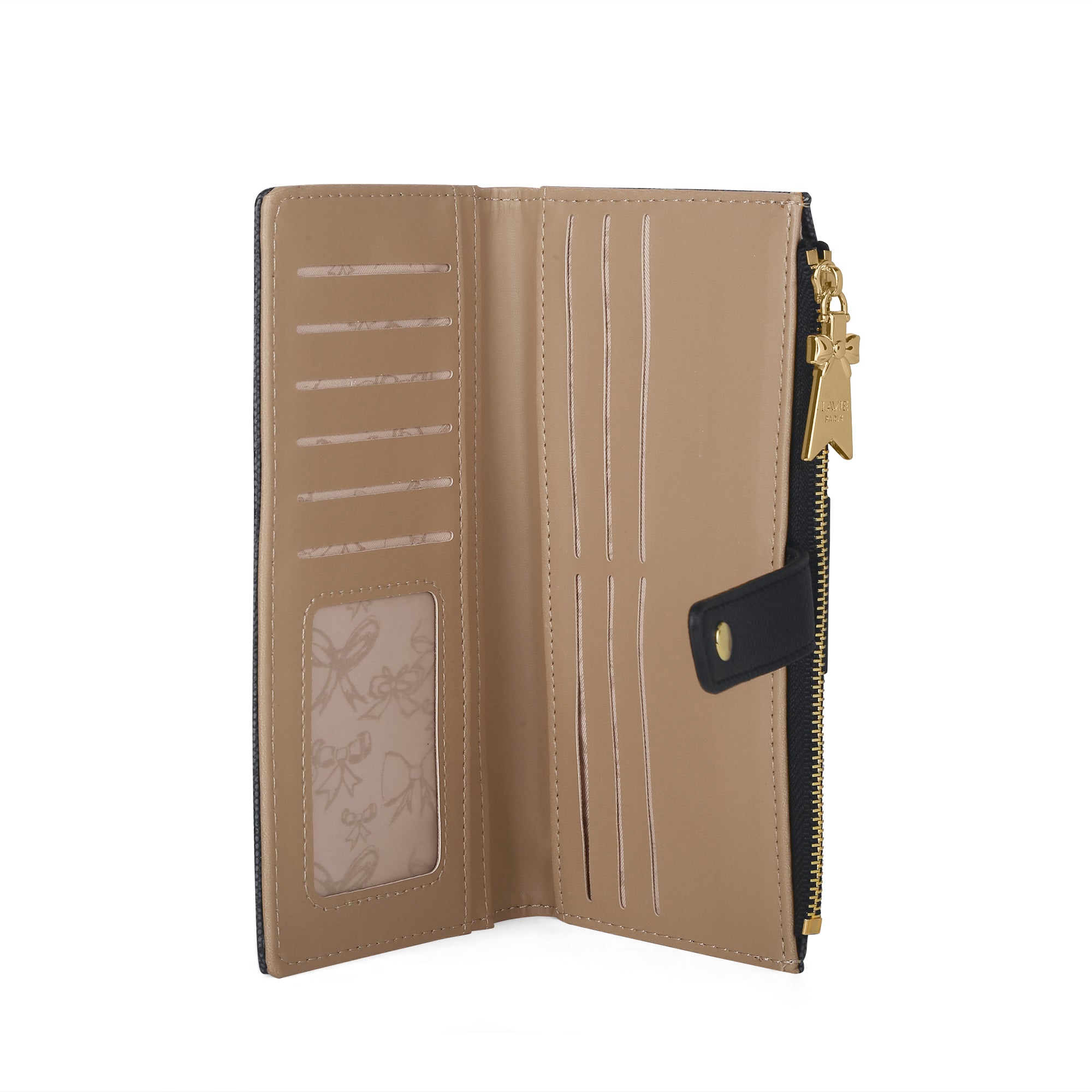 Mono Marice Bifold Zip Wallet Charcoal