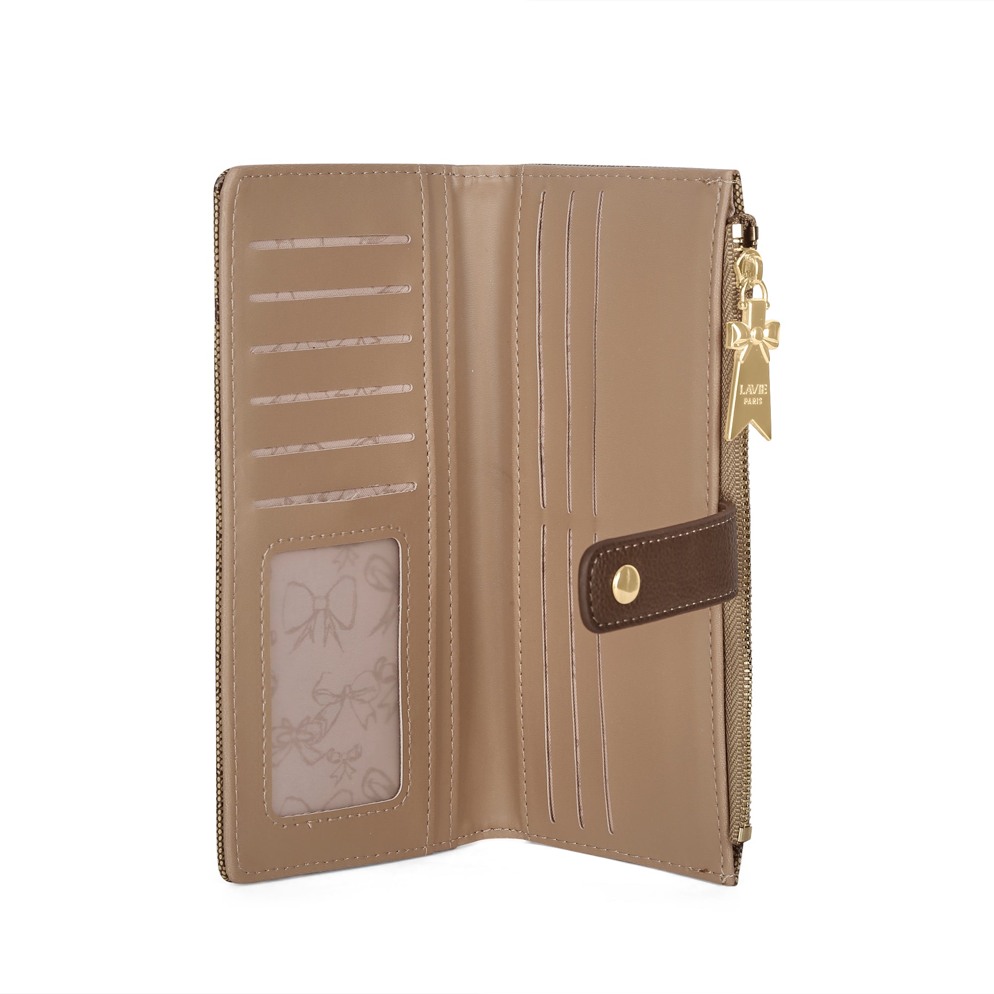 Mono Marice Bifold Zip Wallet Latte
