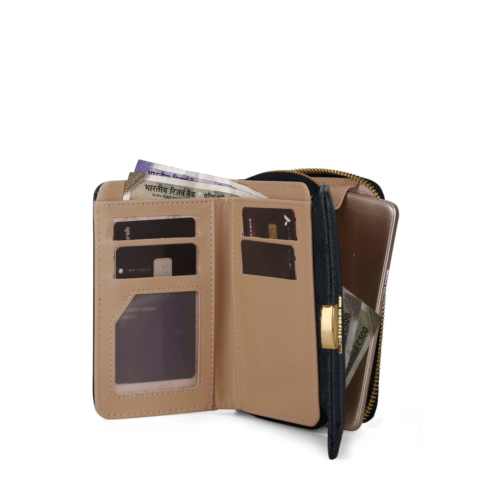Mono Neomee Trifold Wallet Charcoal