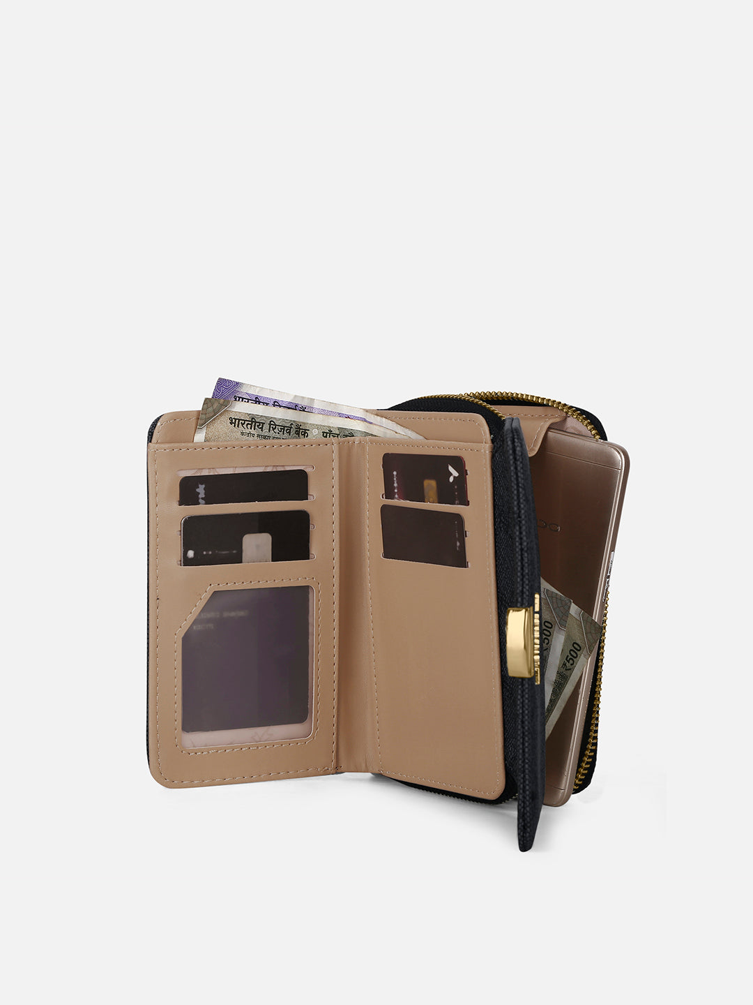 Mono Neomee Trifold Wallet Charcoal