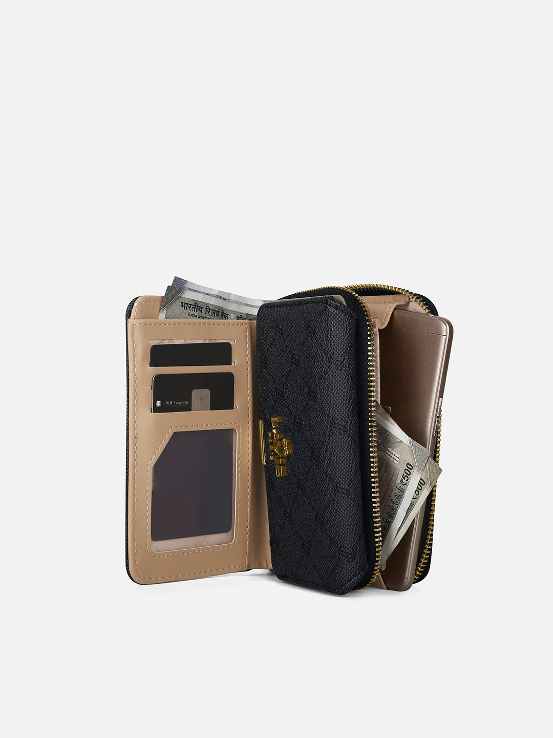 Mono Neomee Trifold Wallet Charcoal