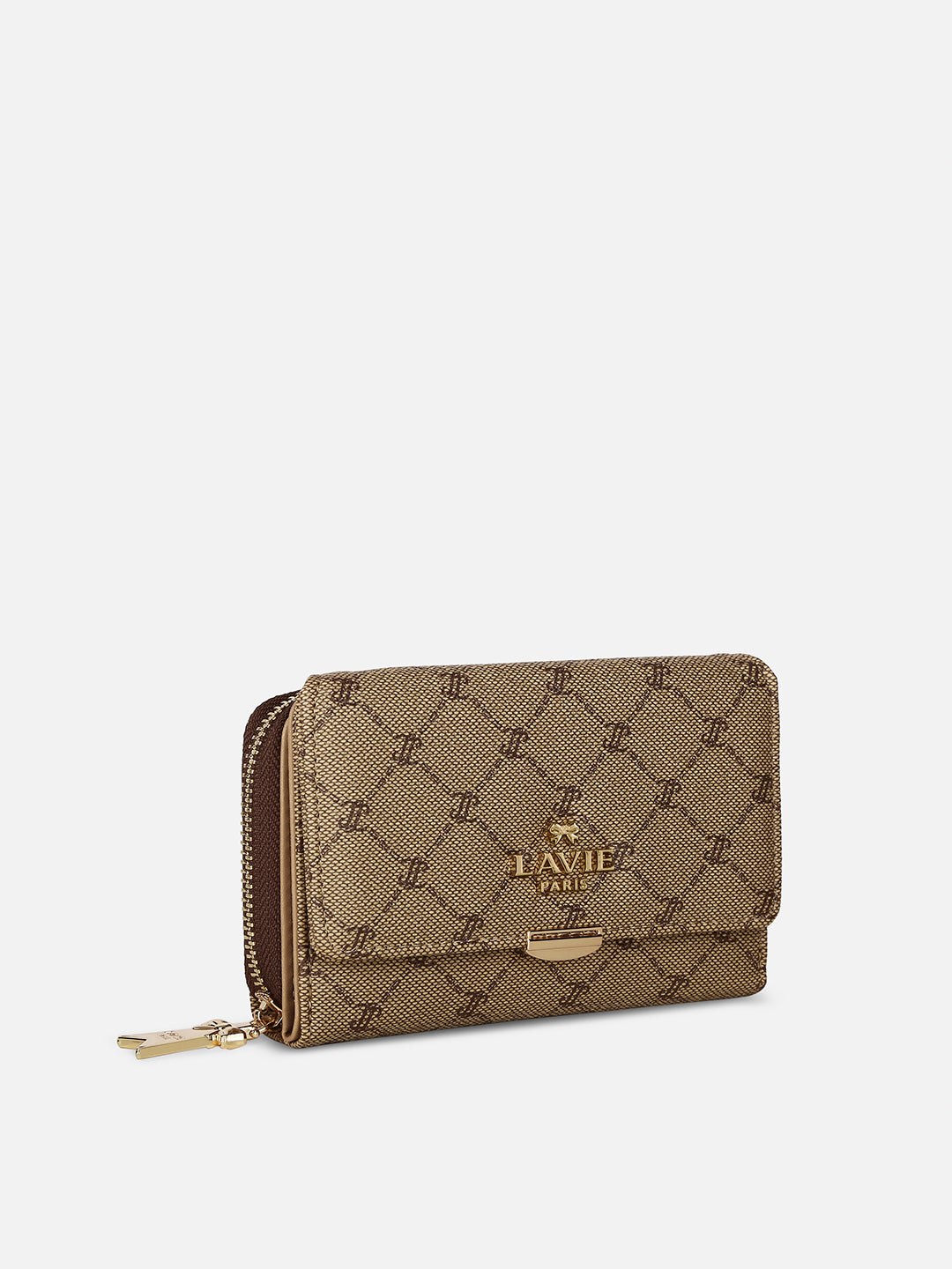 Mono Neomee Trifold Wallet Latte