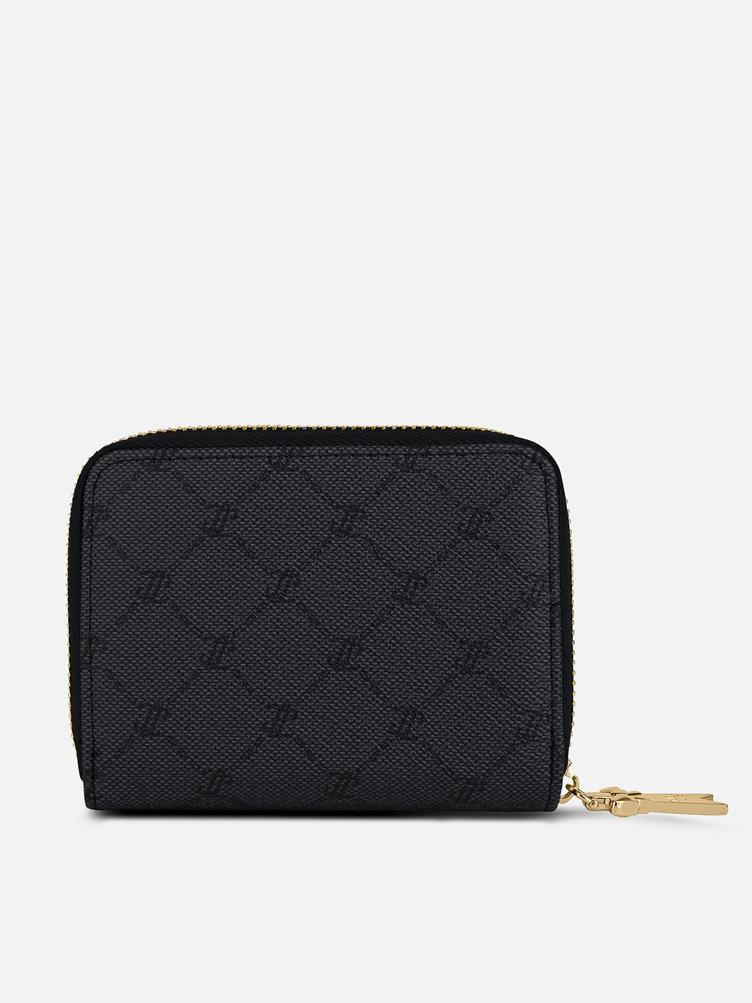 Mono Lynette Flap Zip Around Wallet Charcoal