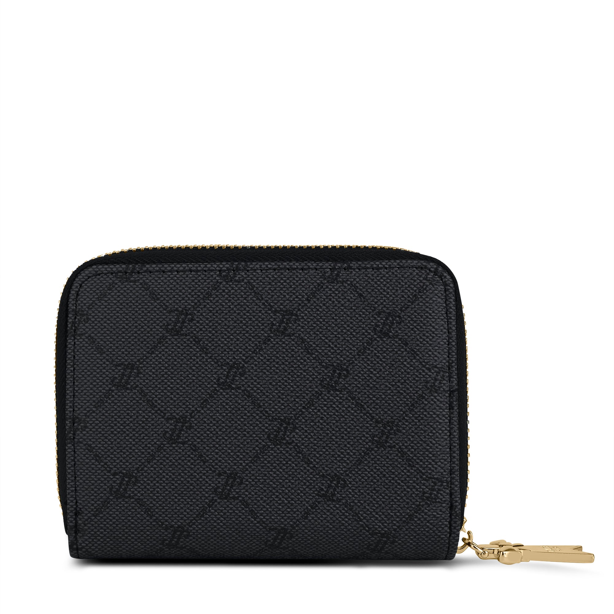 Mono Lynette Flap Zip Around Wallet Charcoal