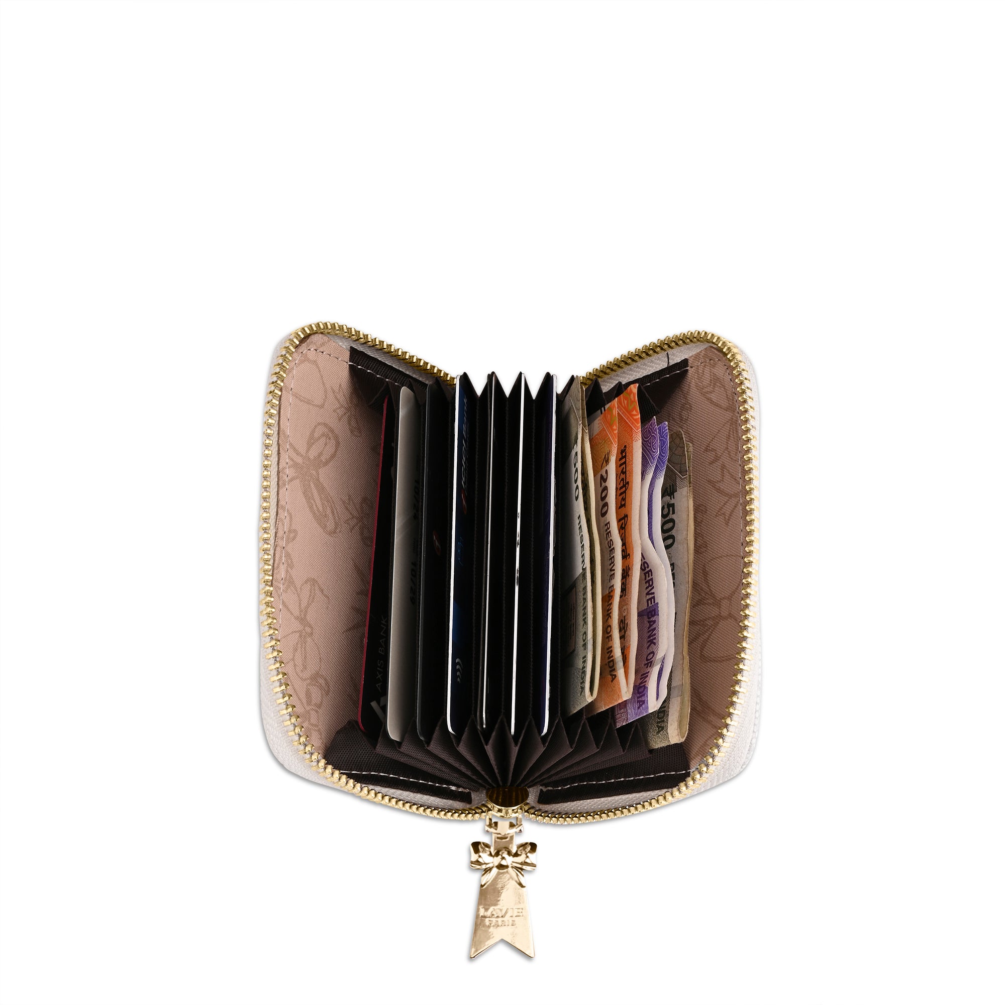Mono Bracia Small Card Wallet Ivory