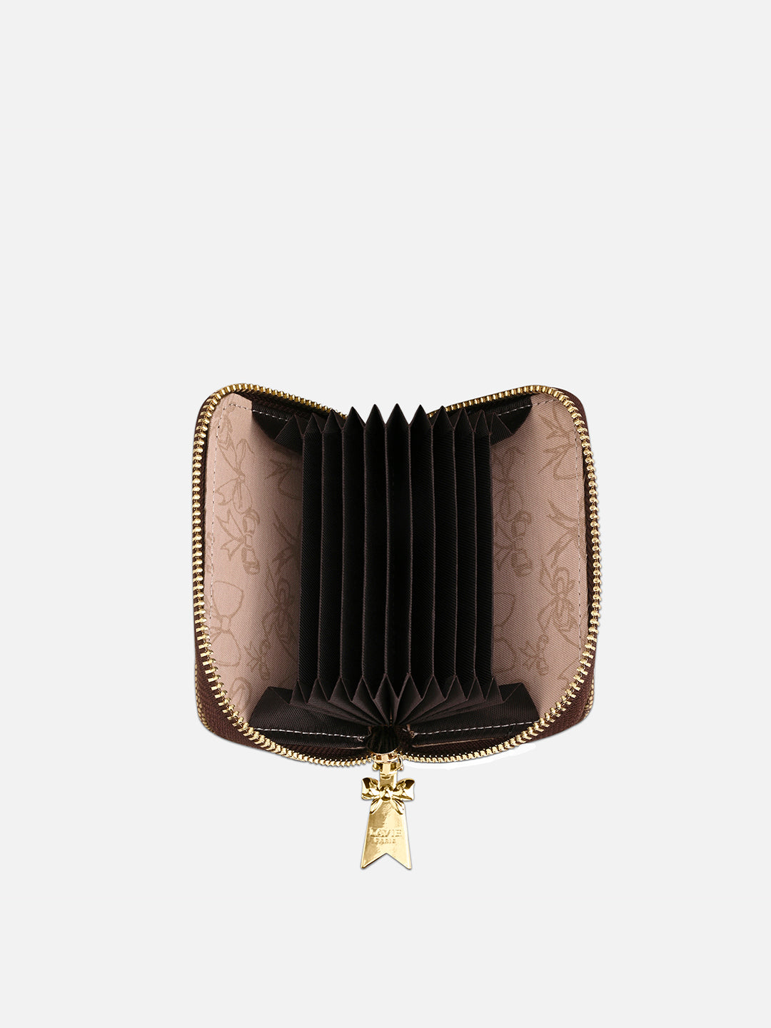 Mono Bracia Small Card Wallet Latte