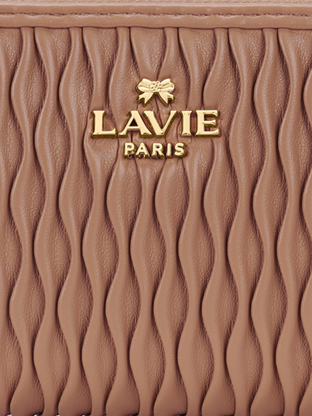 Pli Elite Large Zip Around Wallet Caramel