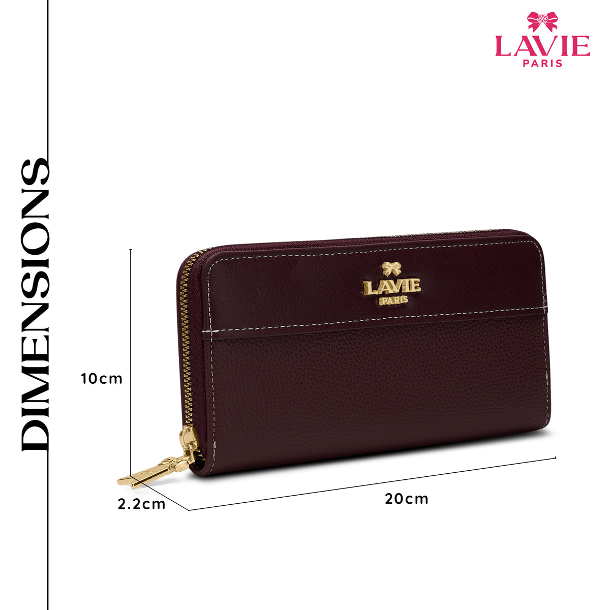 Soft Alfie Zip Around Large Wine Wallet
