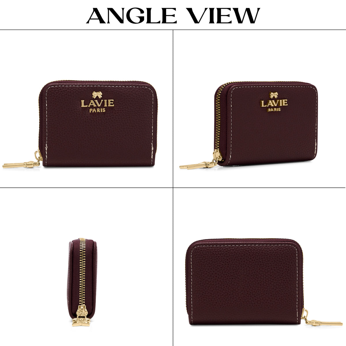 Soft Bracia Card Small Wine Wallet