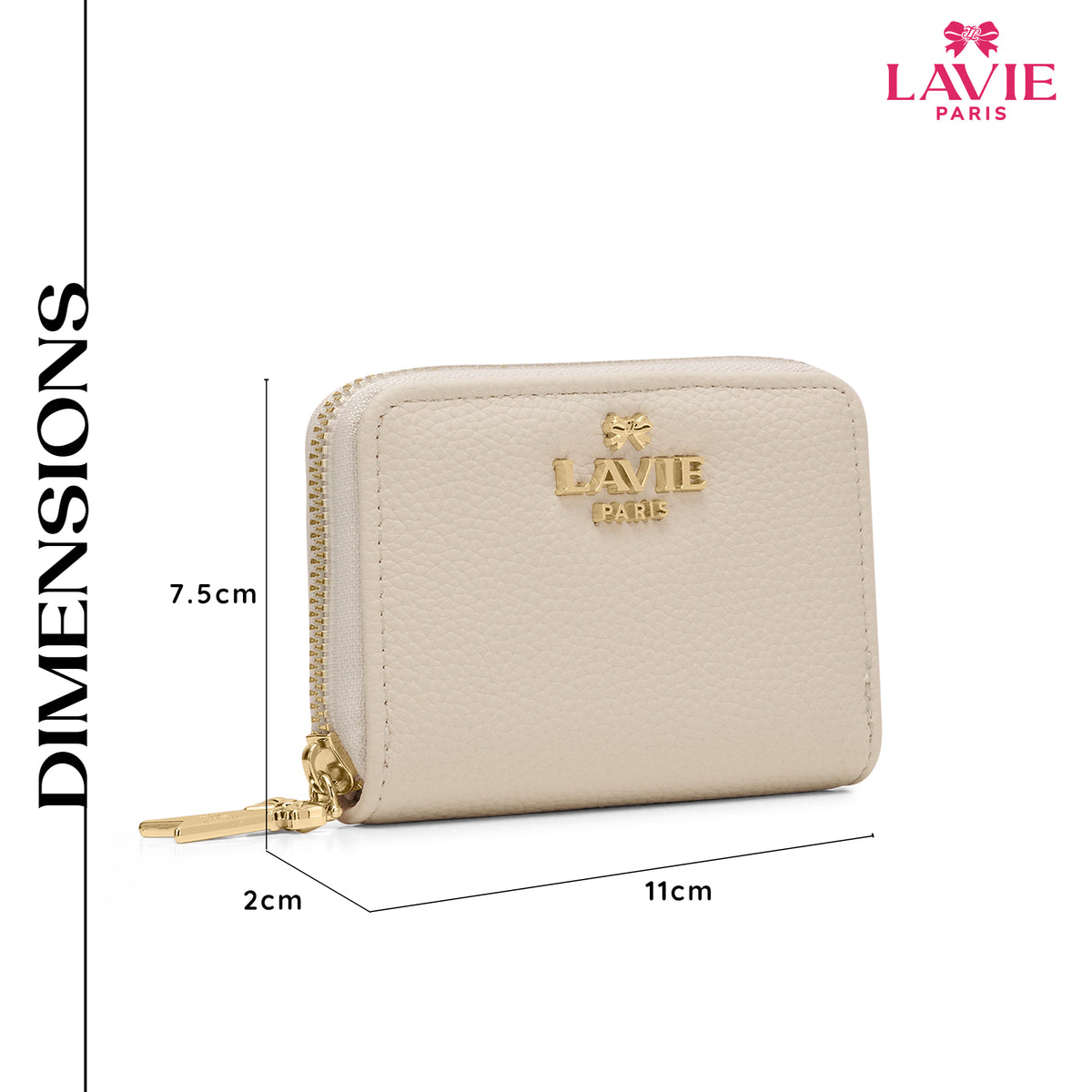 Soft Bracia Card Small Off White Wallet