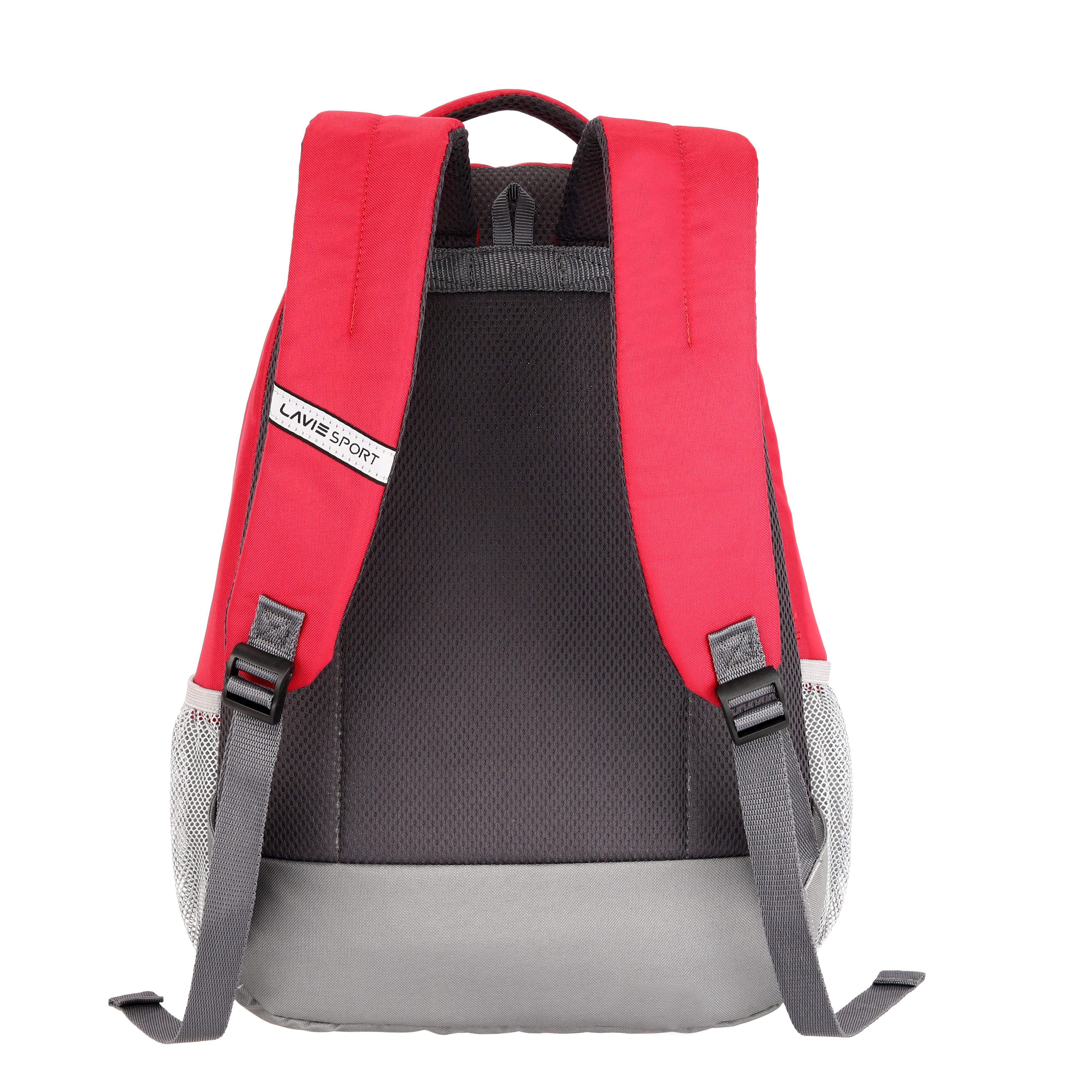 Lavie Sport Hexa 24L Casual School Bag For Boys & Girls Red - Lavie World