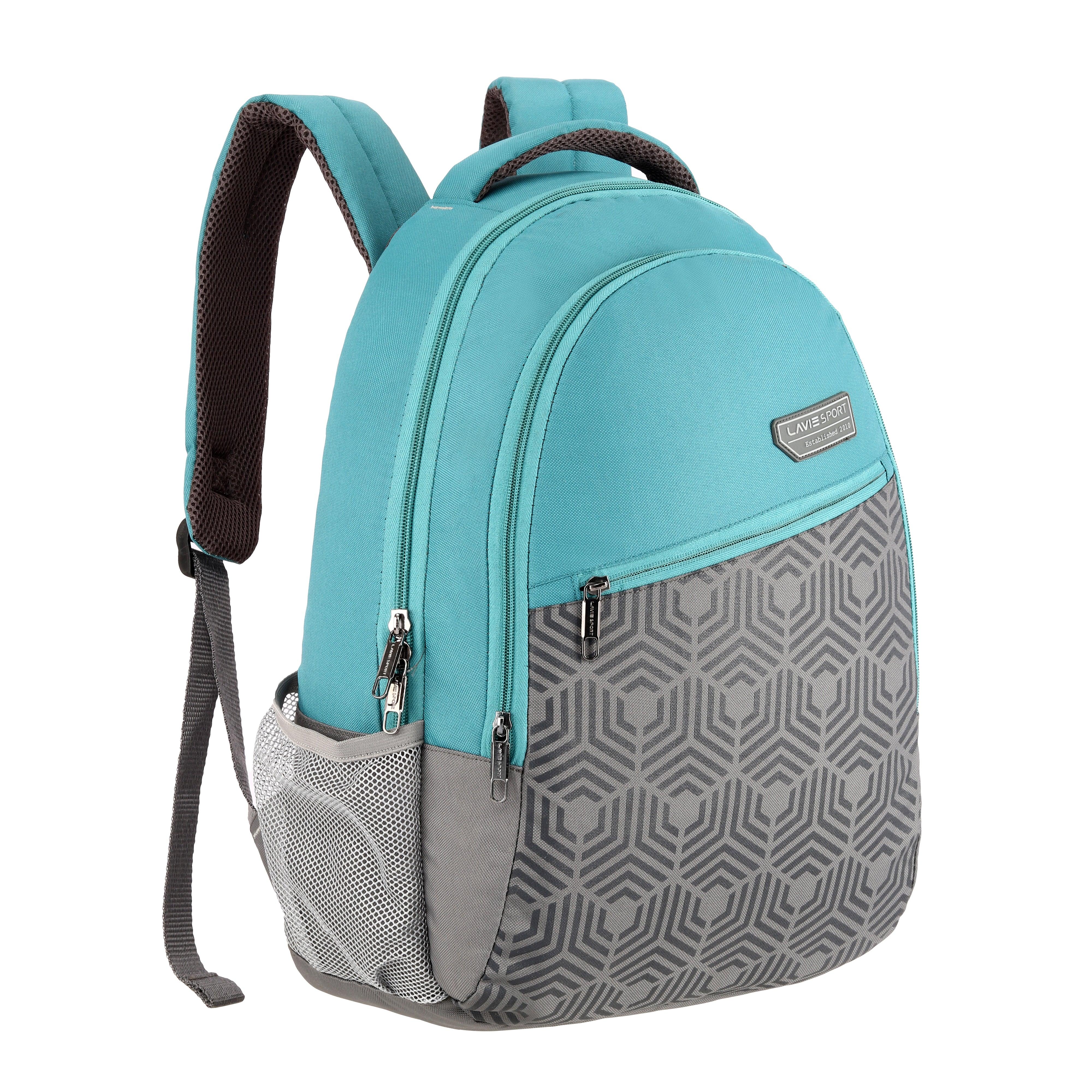 Lavie Sport Hexa 24L Casual School Bag For Boys & Girls Teal - Lavie World